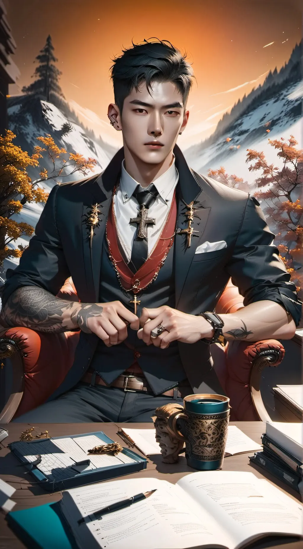 ai character: Shawn background