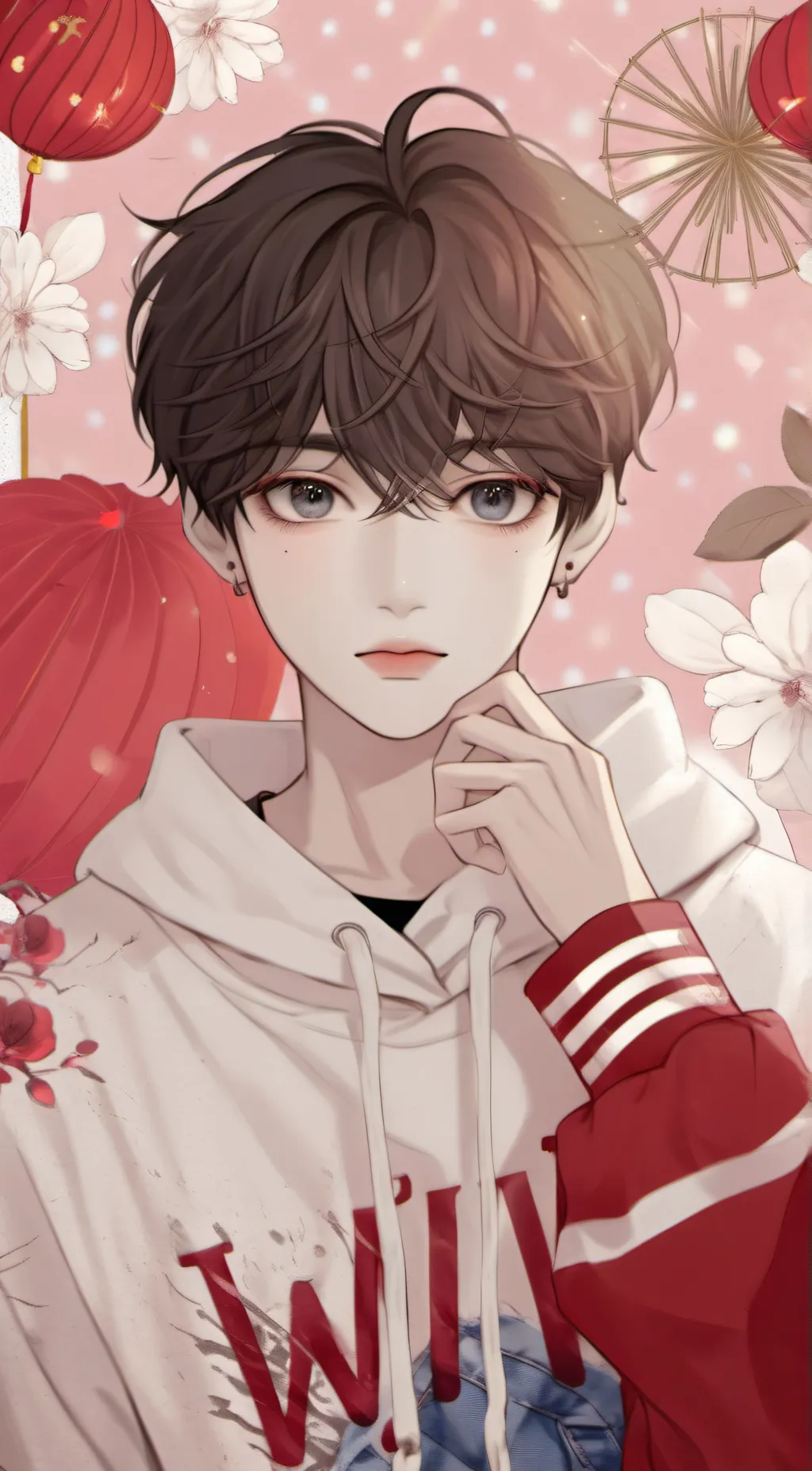 ai character: love in the air  background