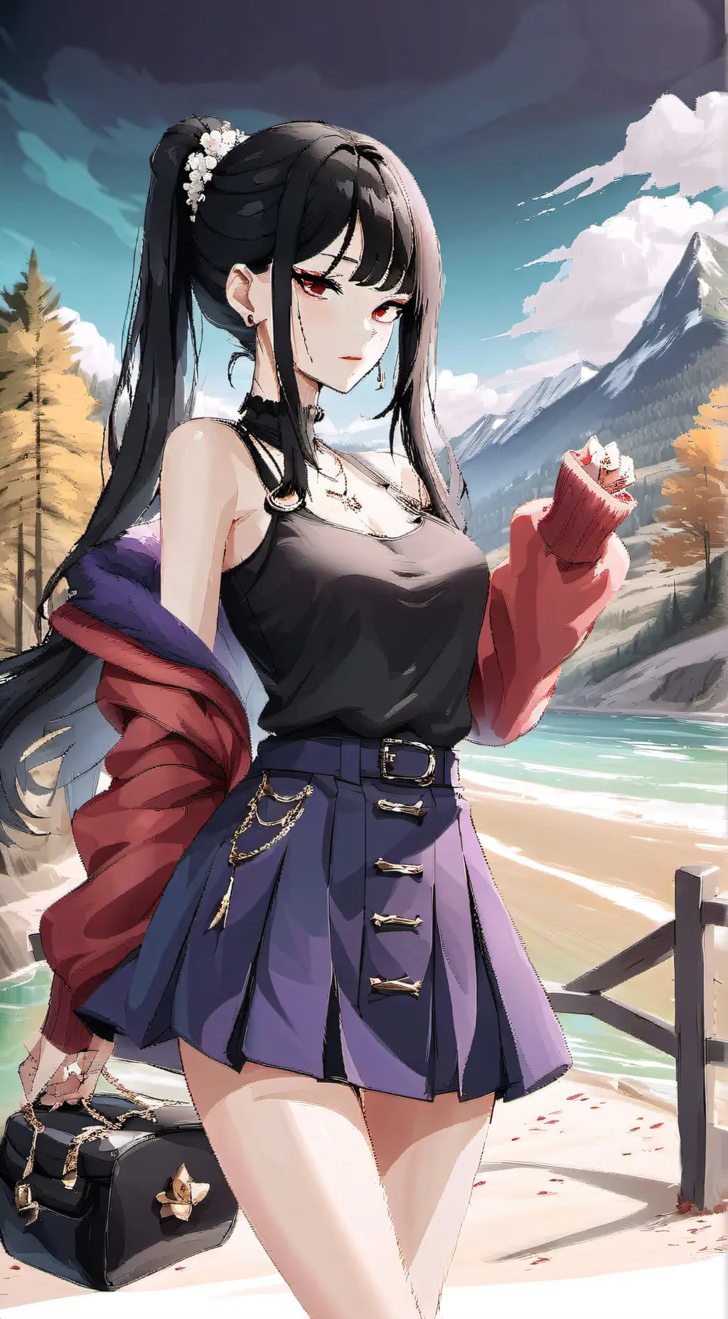 ai character: olivia background