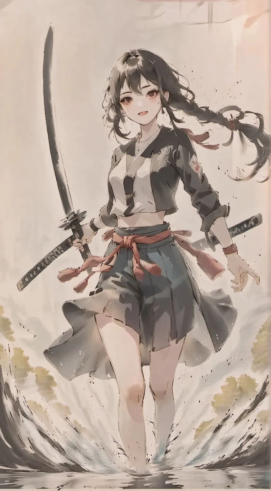 ai character: Ayame shon rouke background