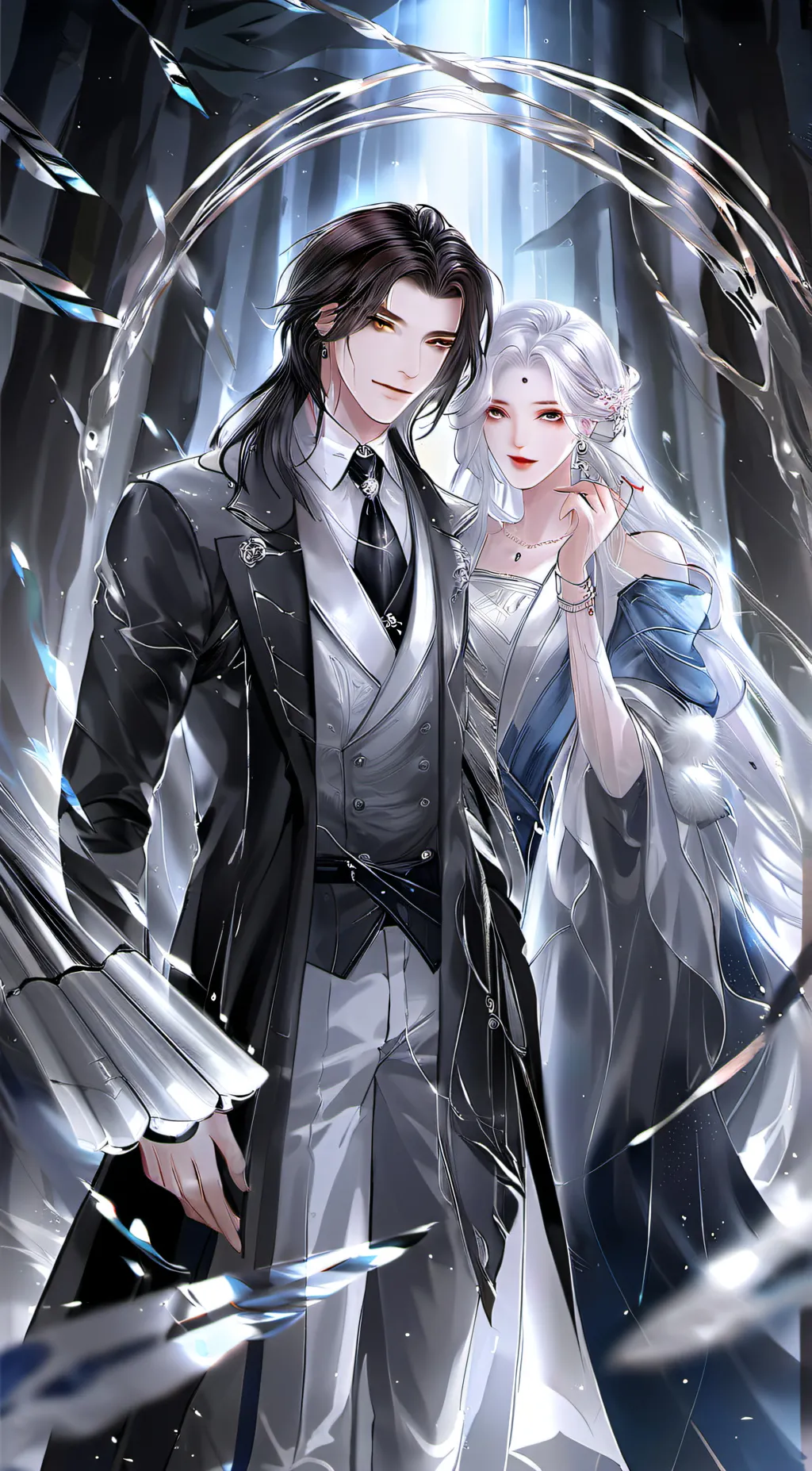 ai character: max and lily background