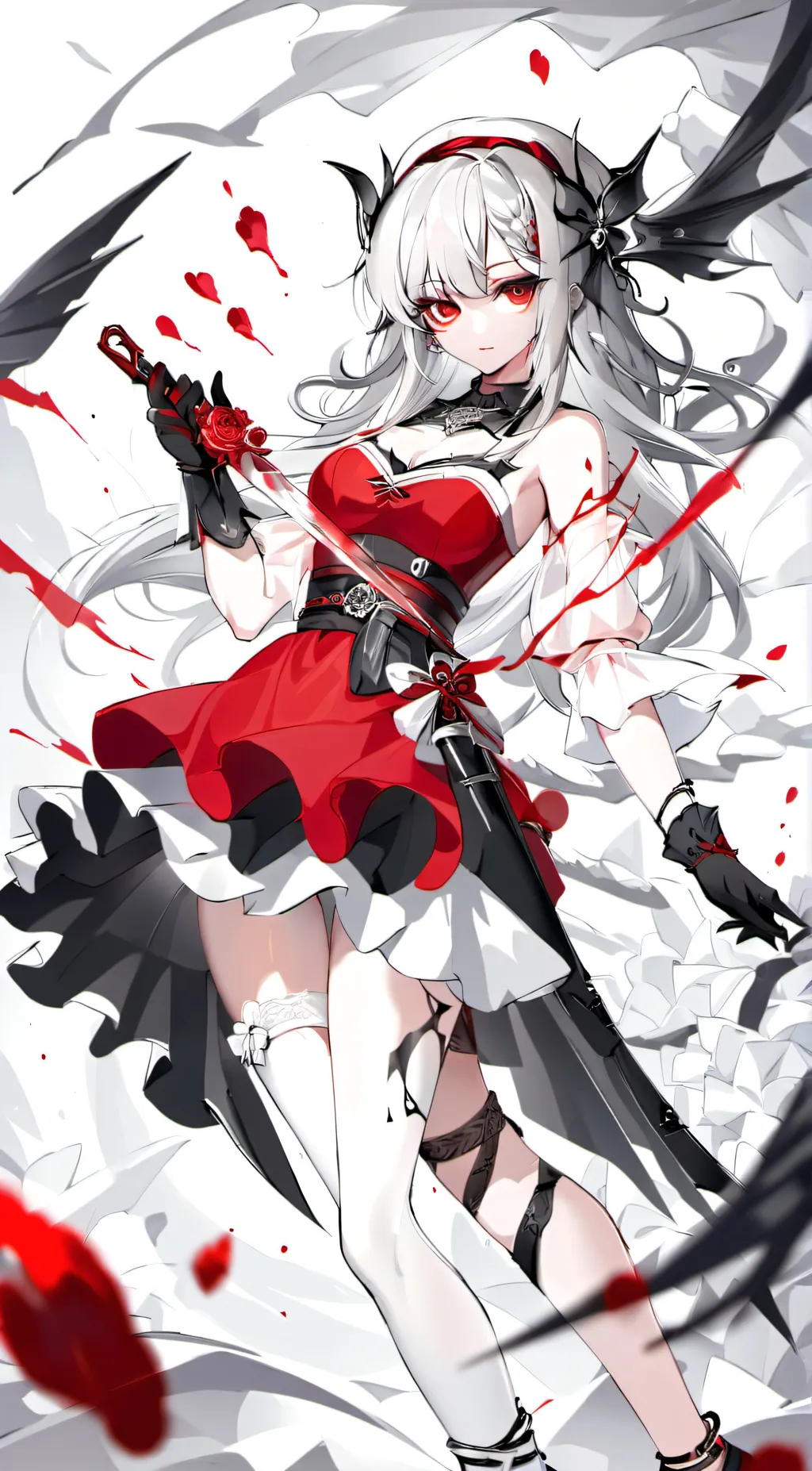 ai character: Bloody Rose background