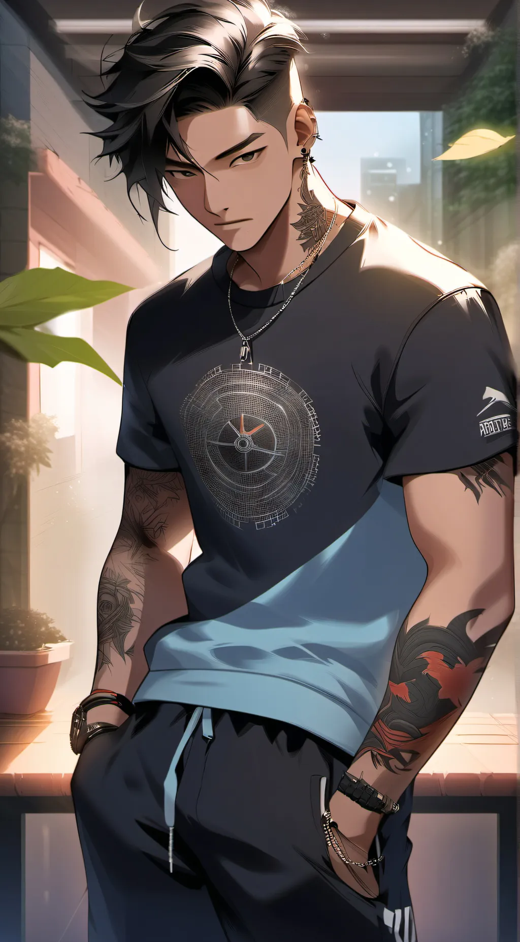 ai character: TJ background