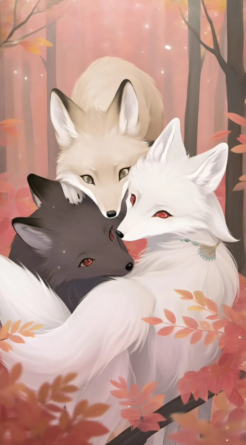 ai character: *~Fox Therians!~* background