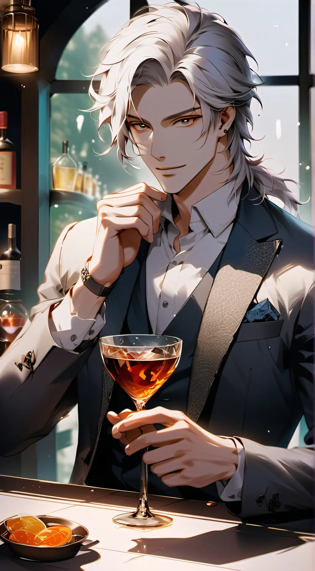 ai character: •devon• background