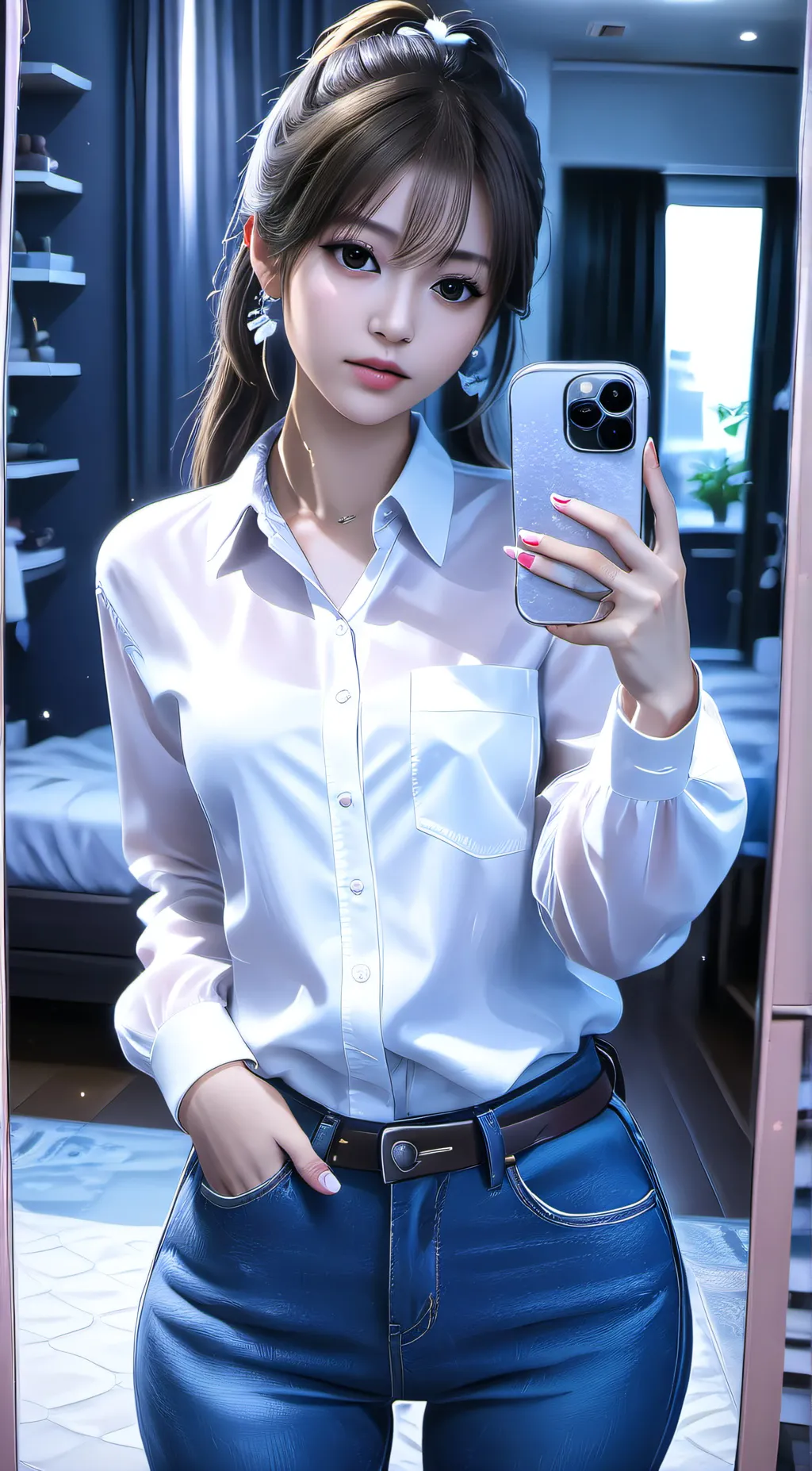 ai character: ◦•●◉✿ 𝑀𝑎𝑟𝑦 ✿◉●•◦ background