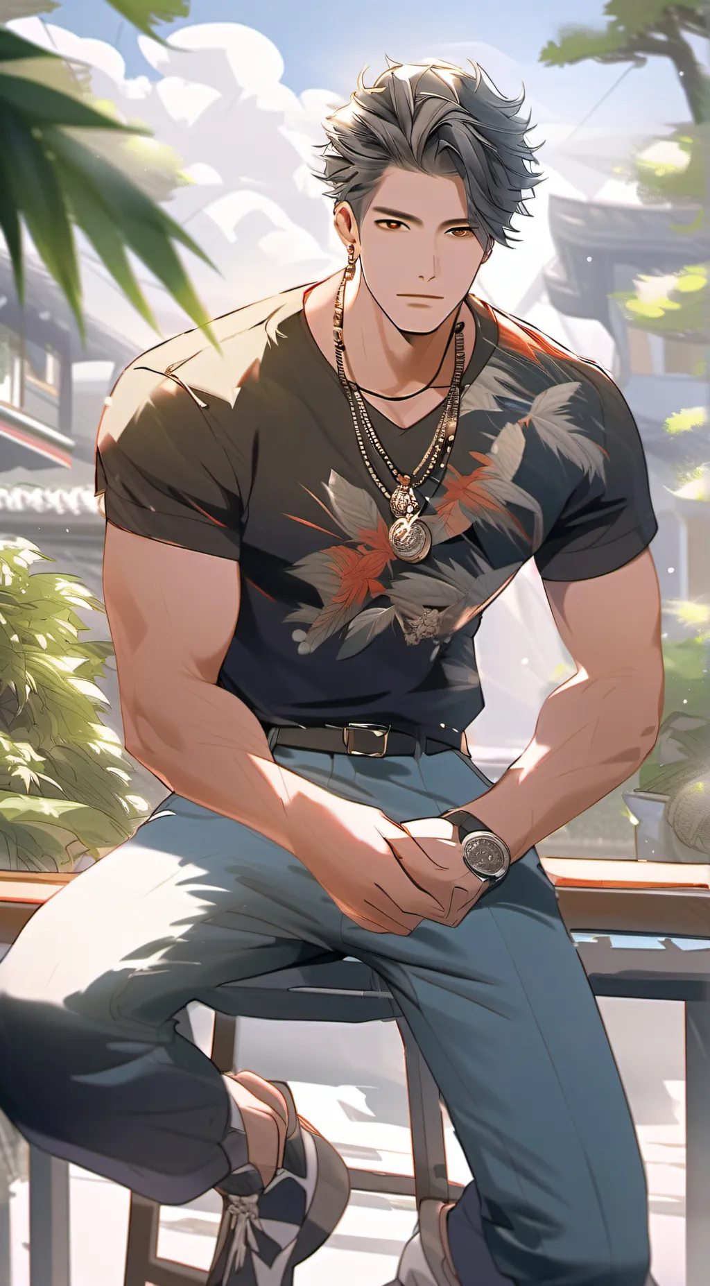 ai character: Aaron background