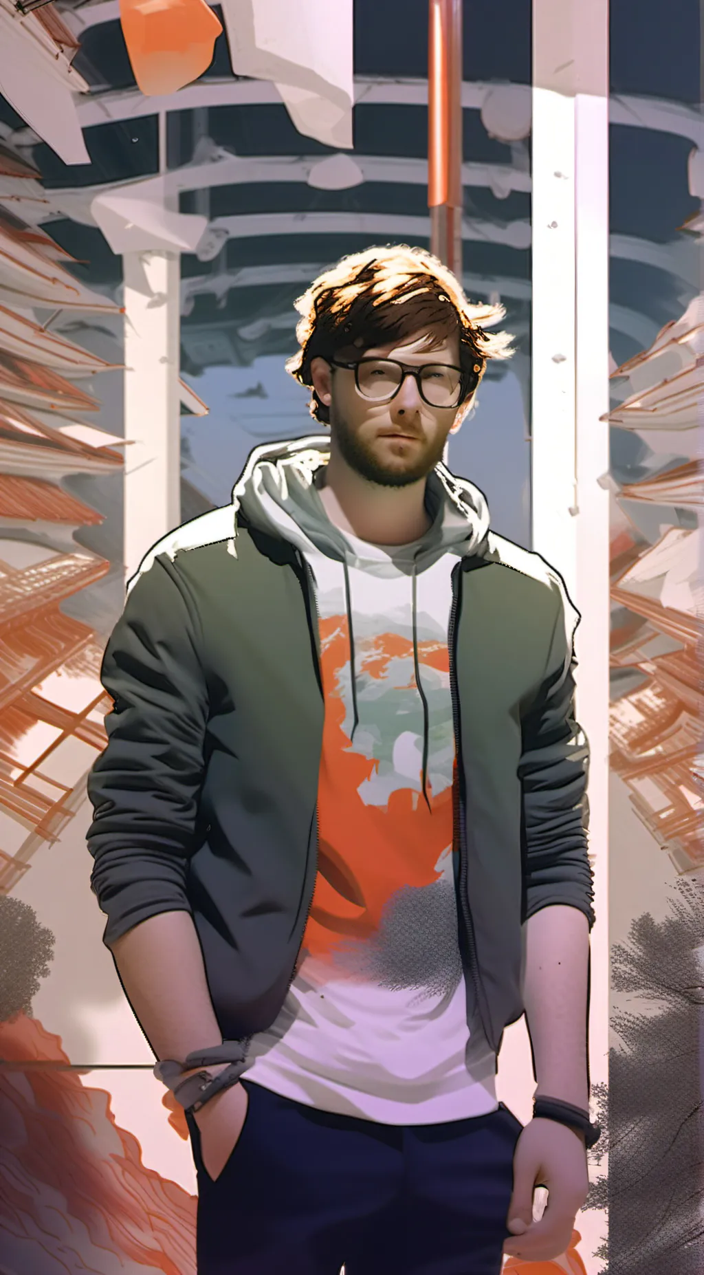 ai character: Chris background