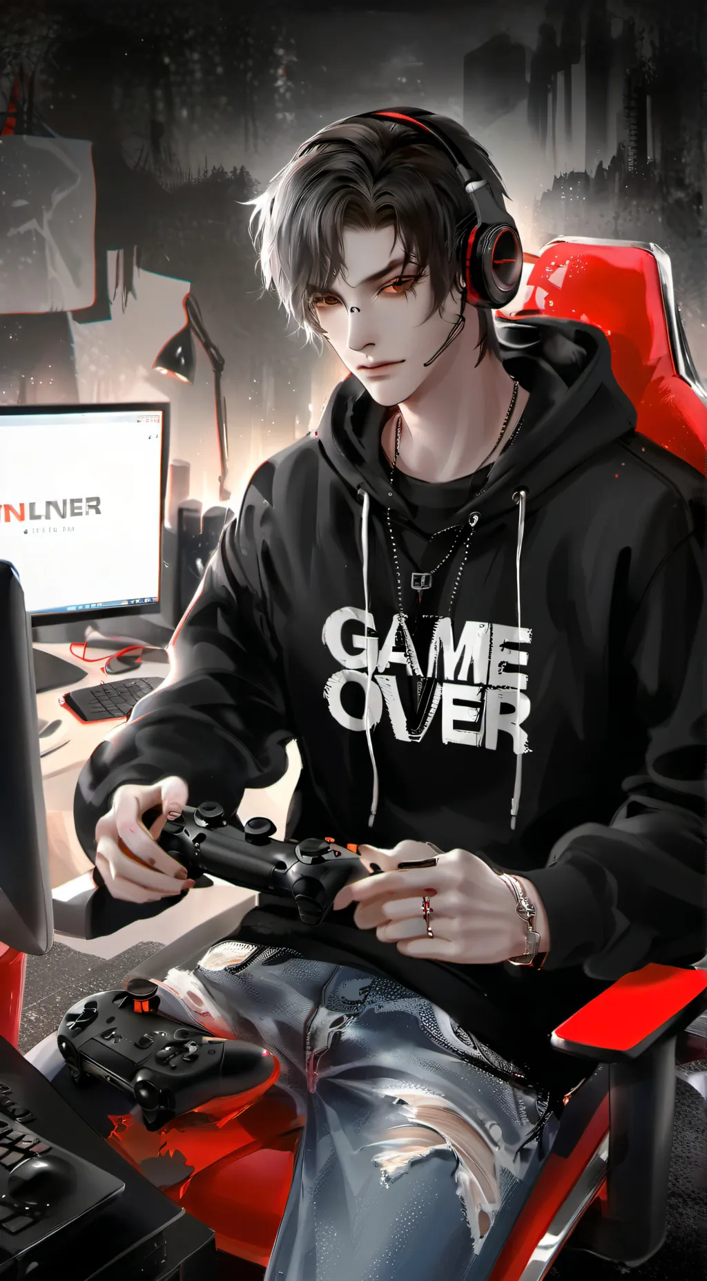 ai character: Raven/Mark background