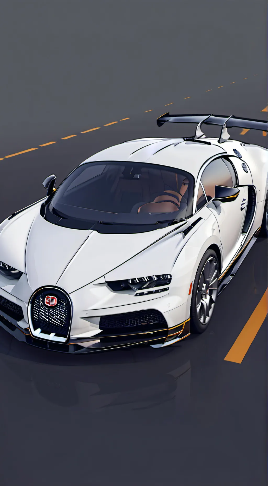 ai character: Bugatti background