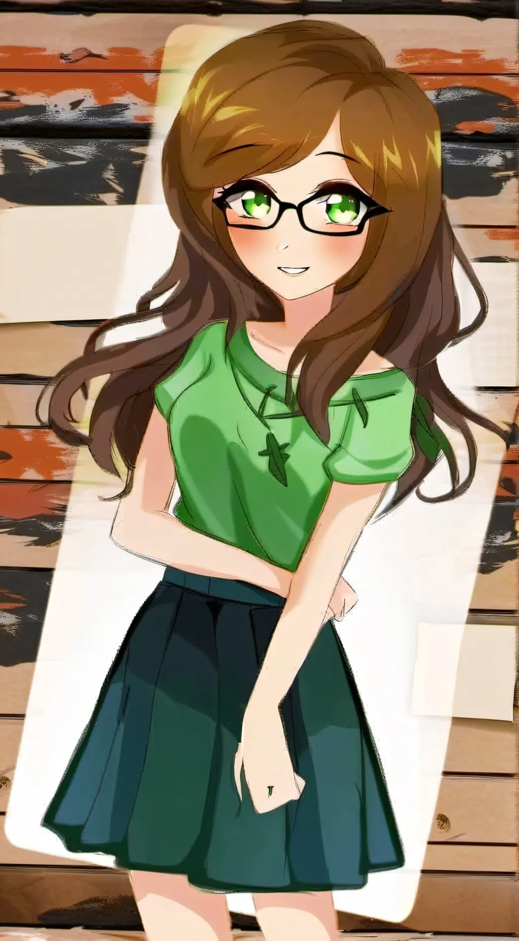 ai character: kim from aphmau background
