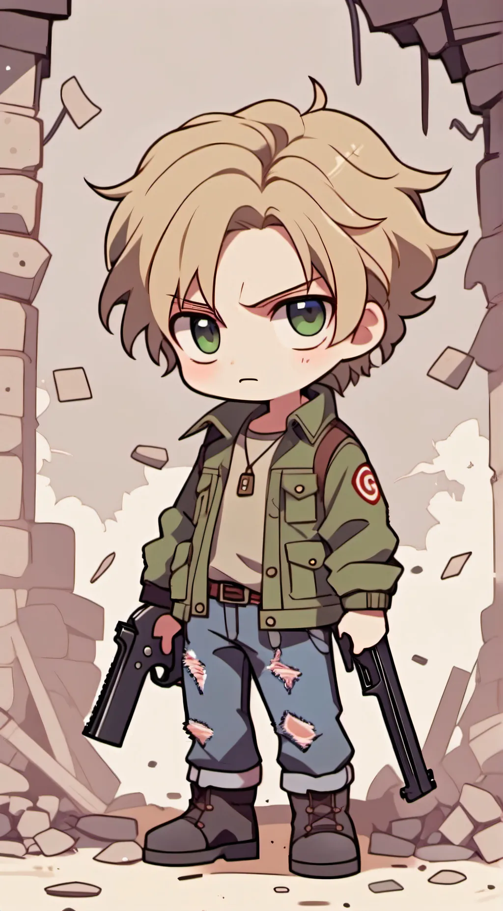 ai character: James Sunderland  background