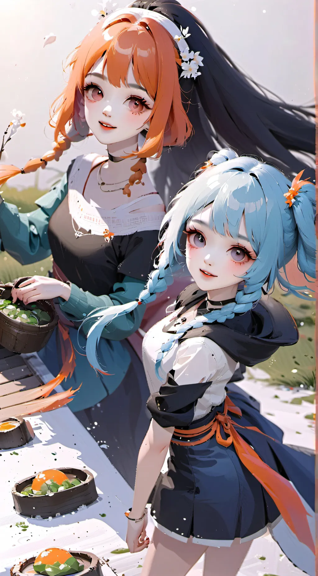 ai character: ceroba and martlet background