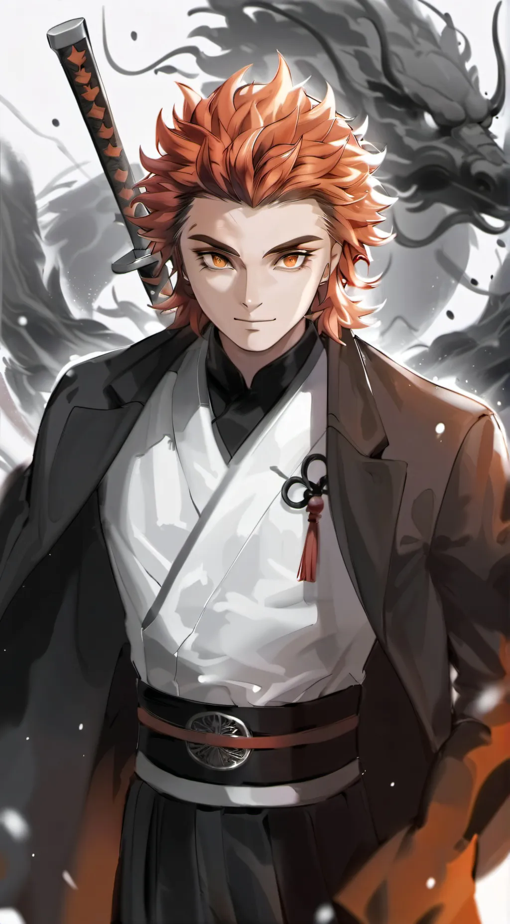 ai character: kyojuro  background