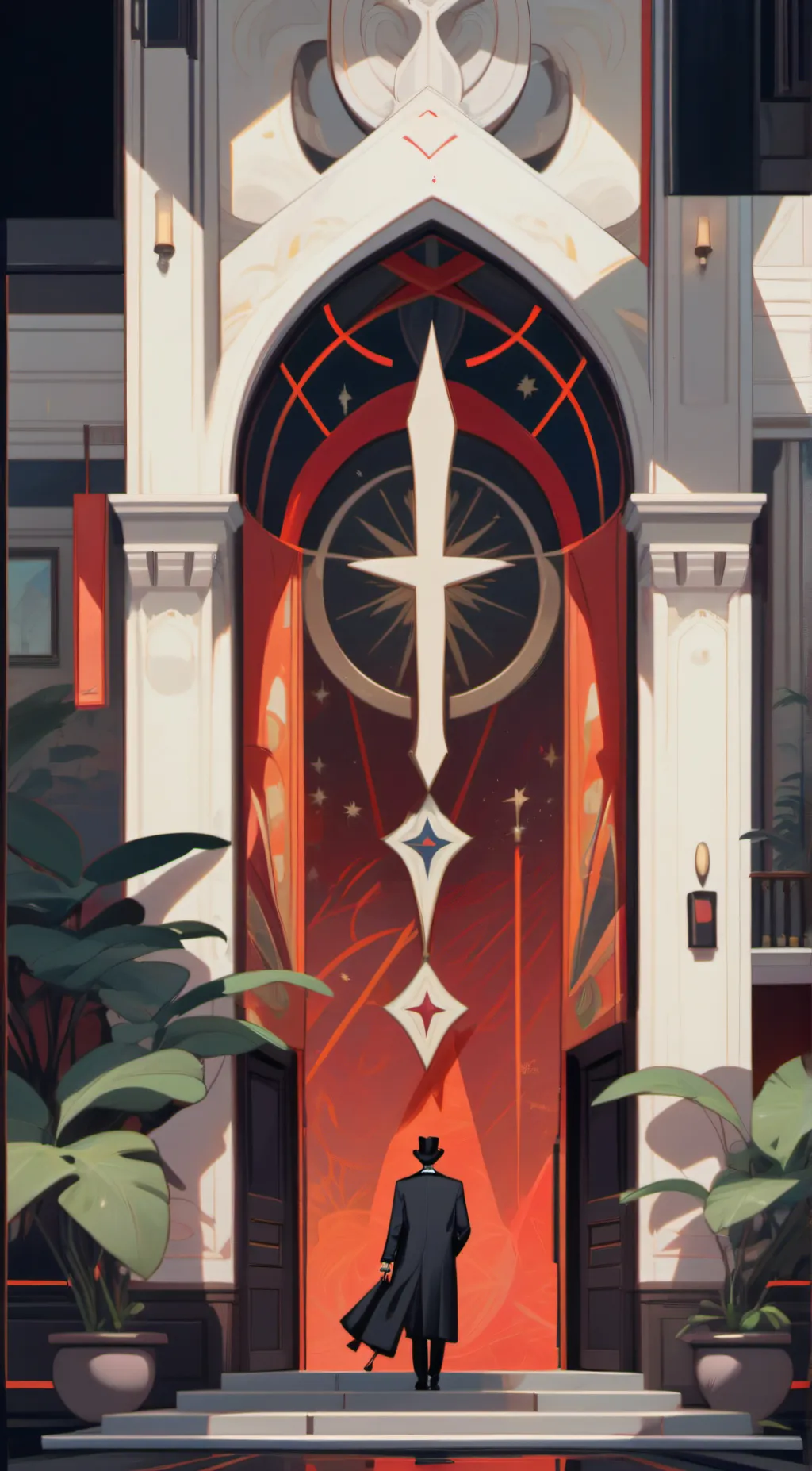 ai character: Hazbin hotel! background