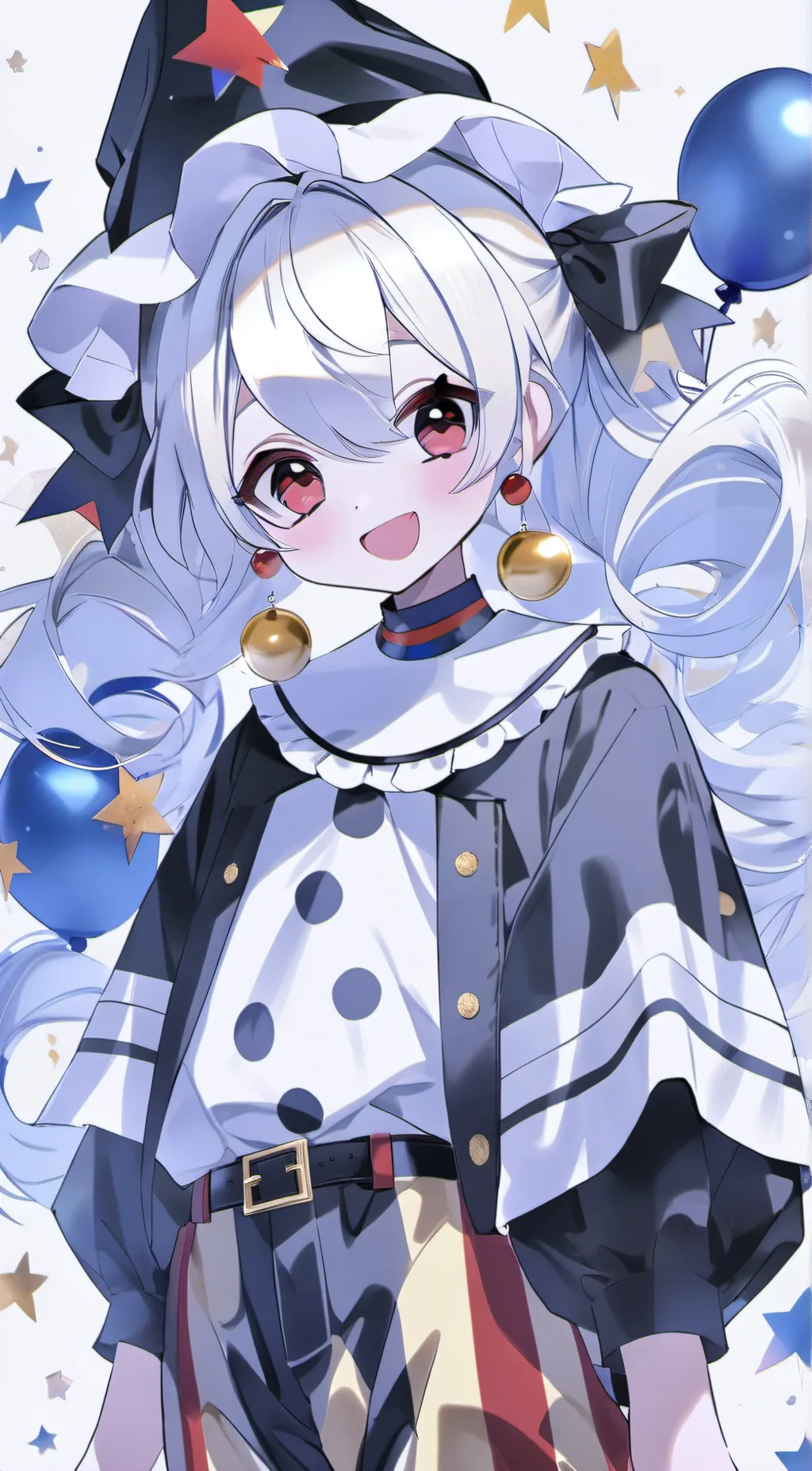 ai character: lunar!🩵 background