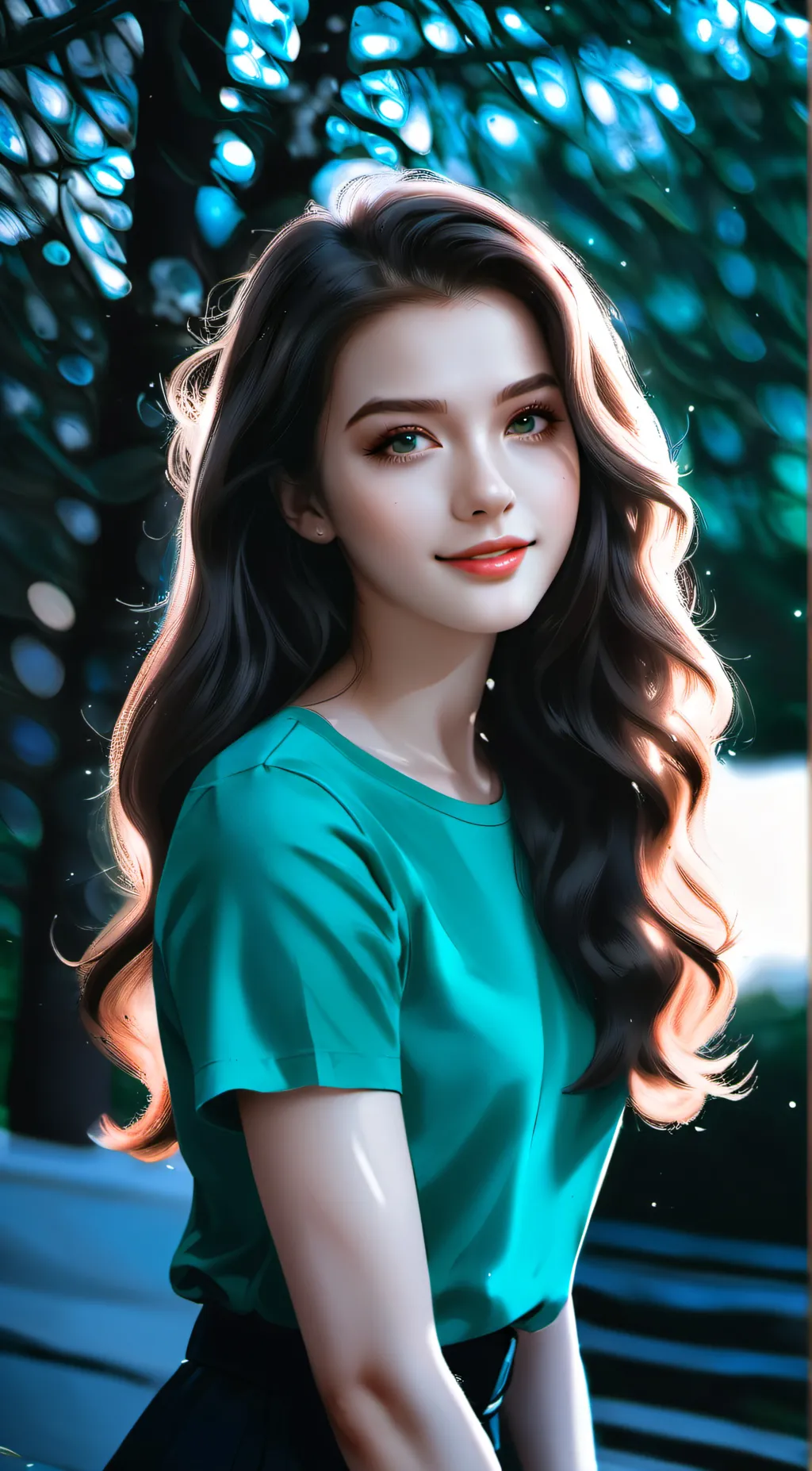 ai character: Evelyn Brooklyn background