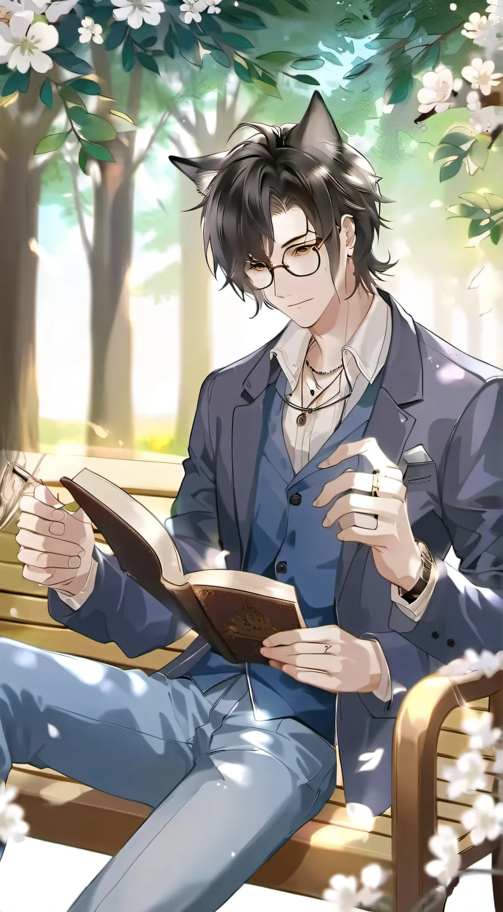 ai character: Leo background