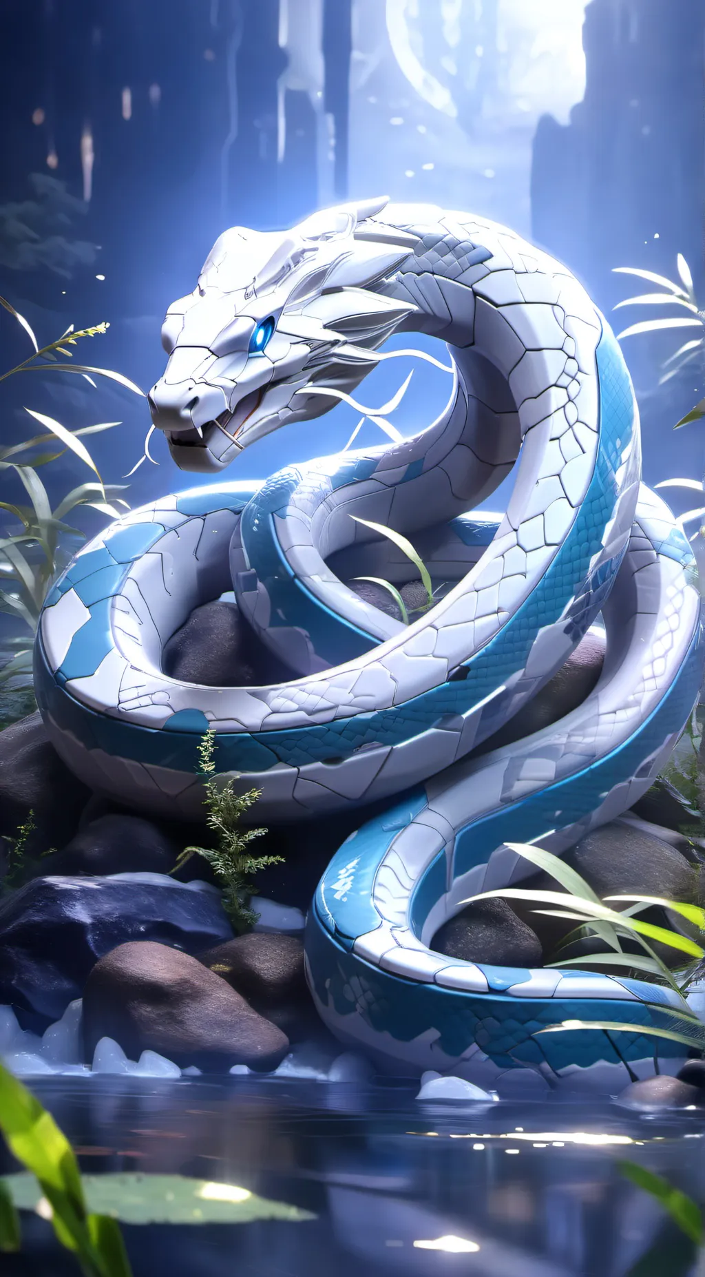 ai character: snek background