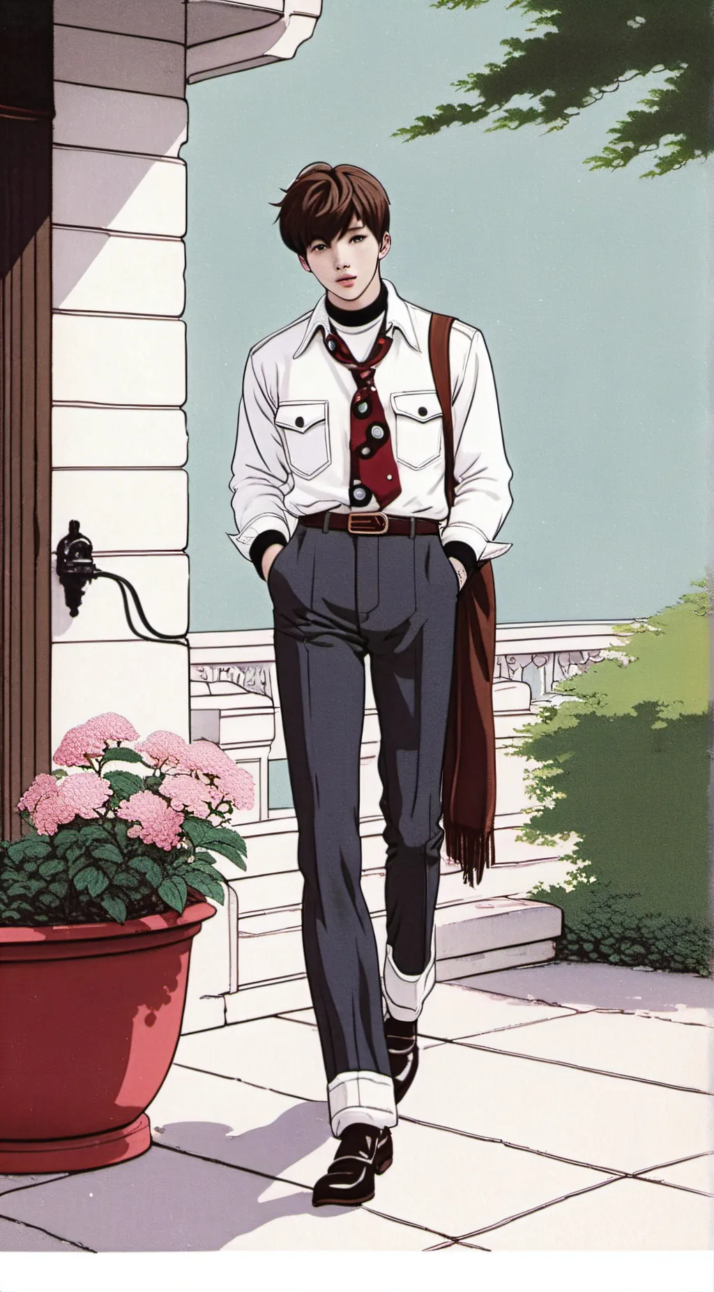 ai character: Felix  background