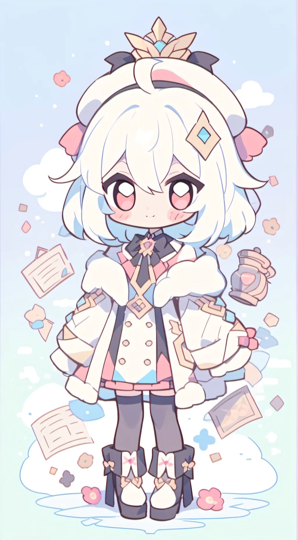 ai character: Hazbin hotel background