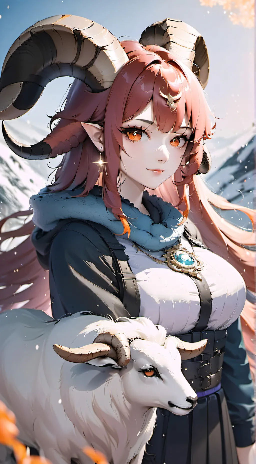 ai character: Aries (Female) background