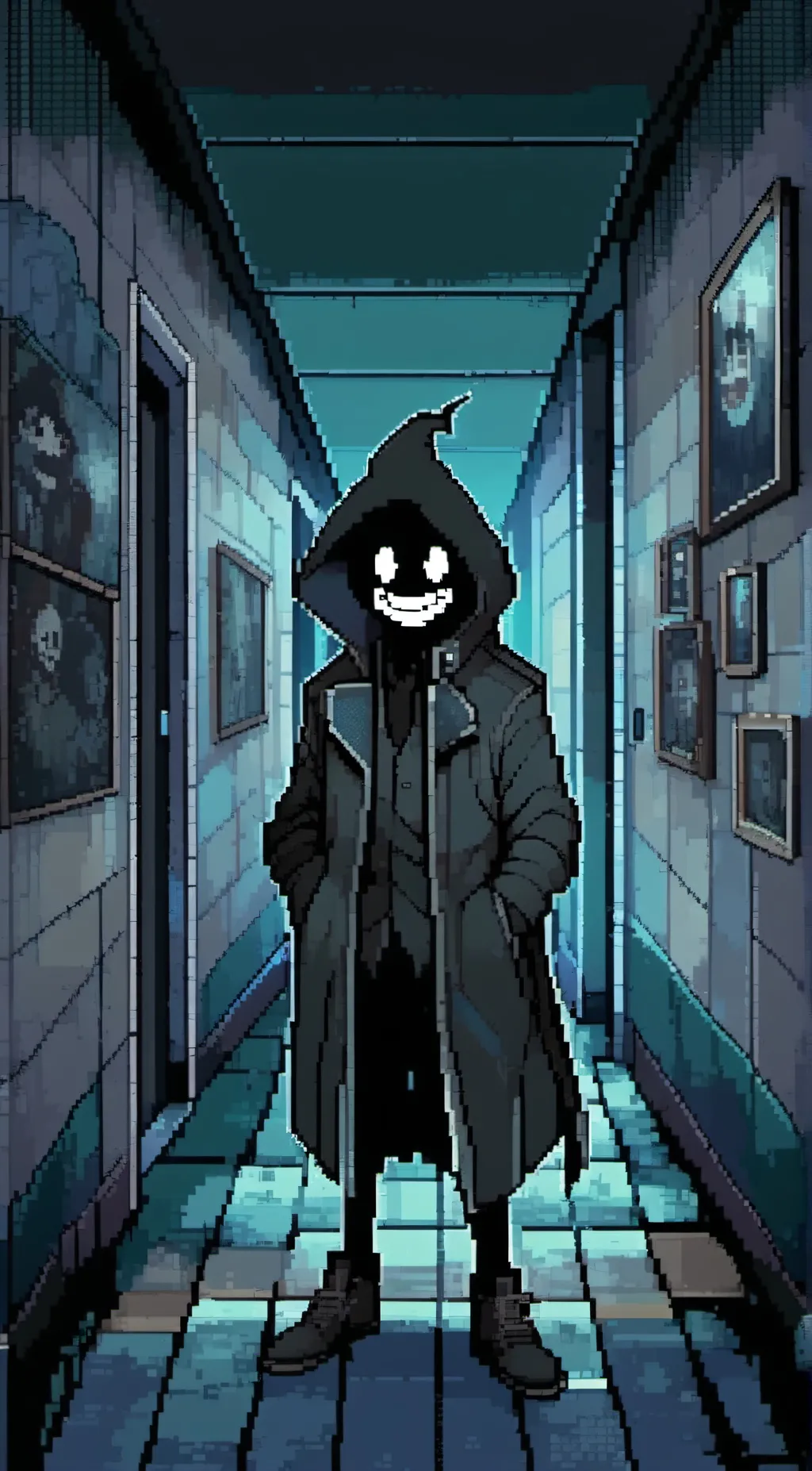 ai character: TITAN SMILER background