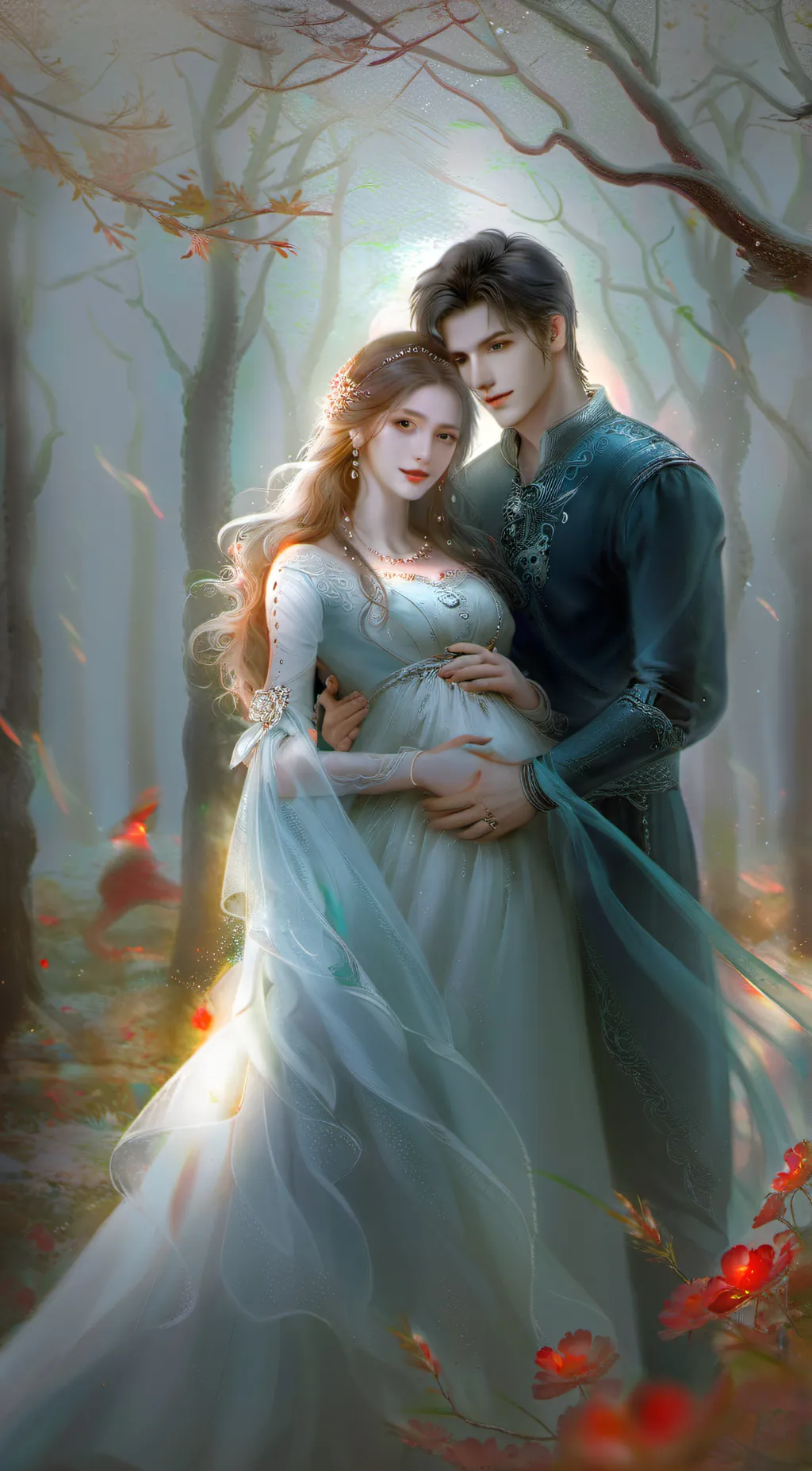 ai character: mimi and albert background