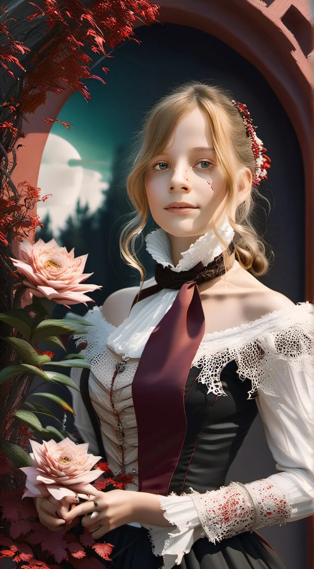 ai character: Lily background