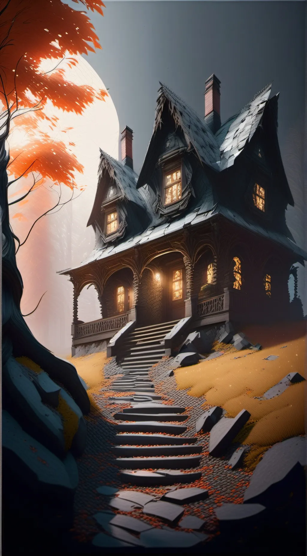 ai character: creepypasta  background