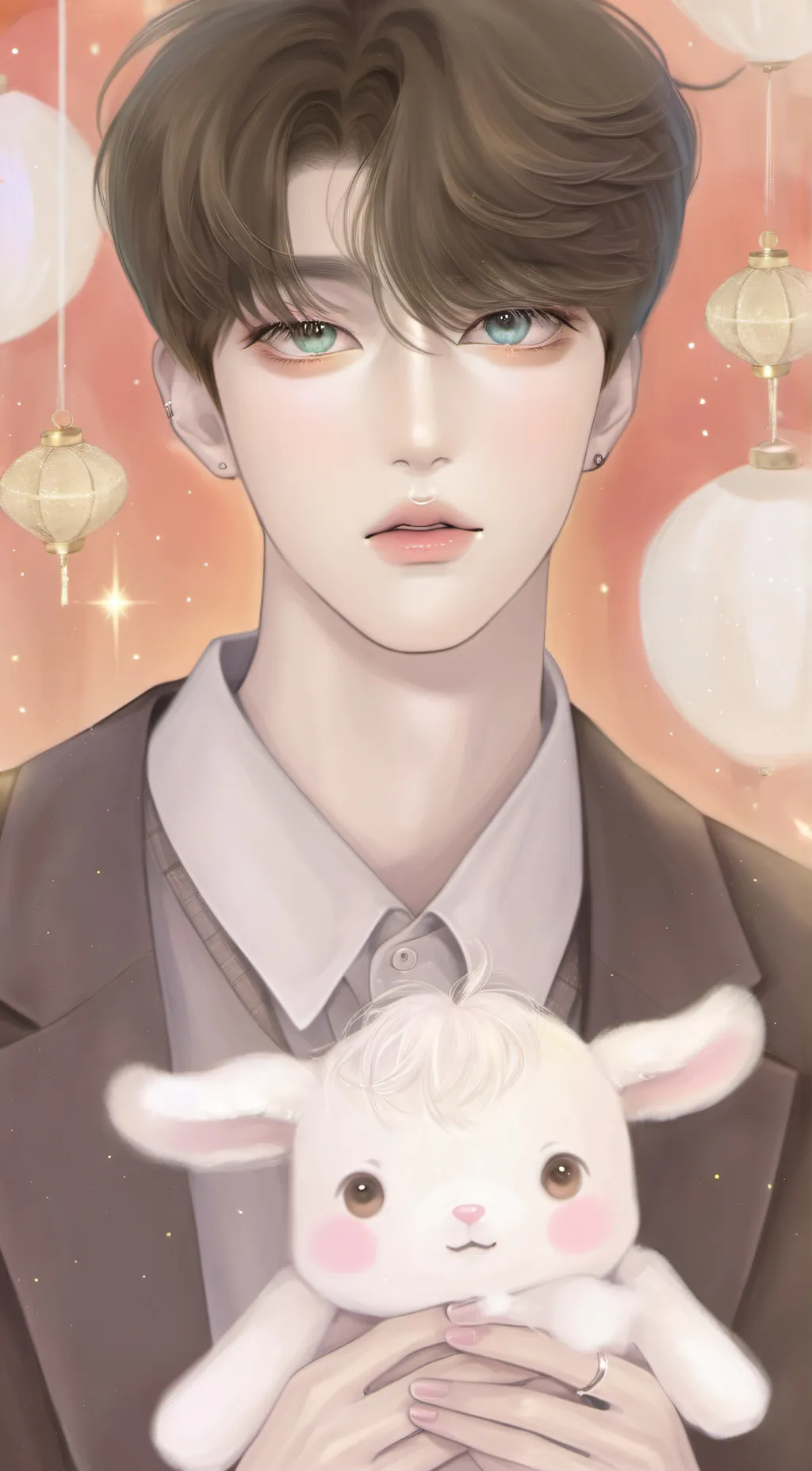 ai character: BTS  background