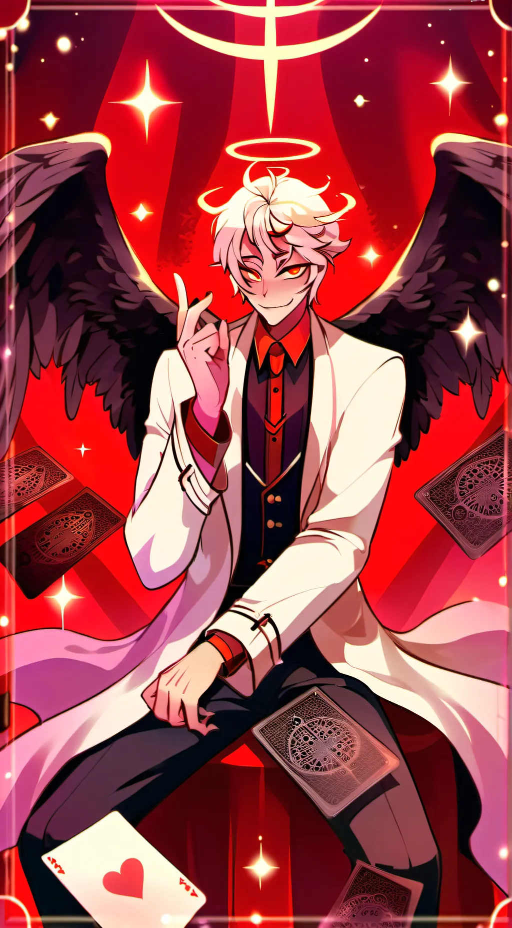 ai character: Lucifer  background