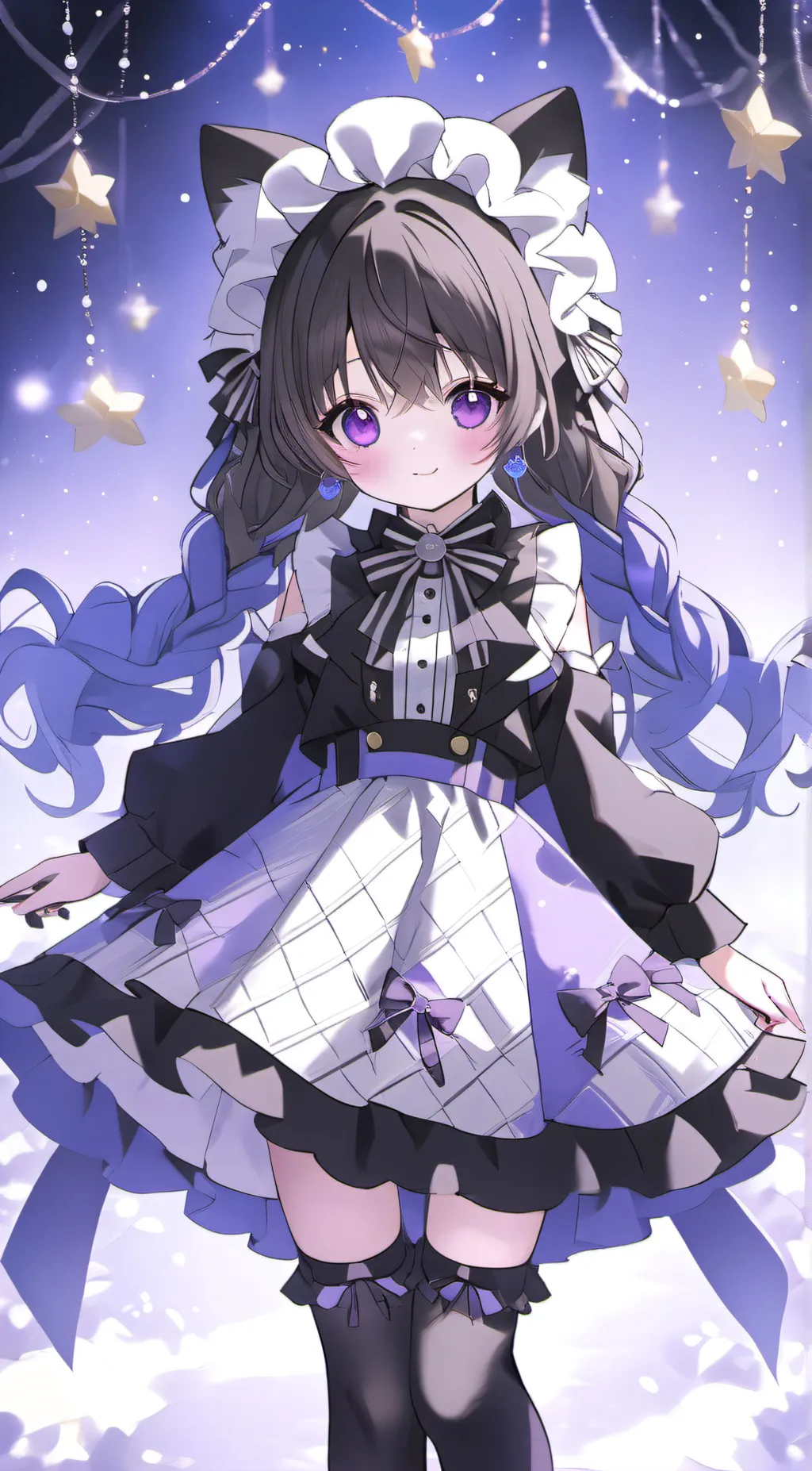 ai character: ur maid/Lilly background