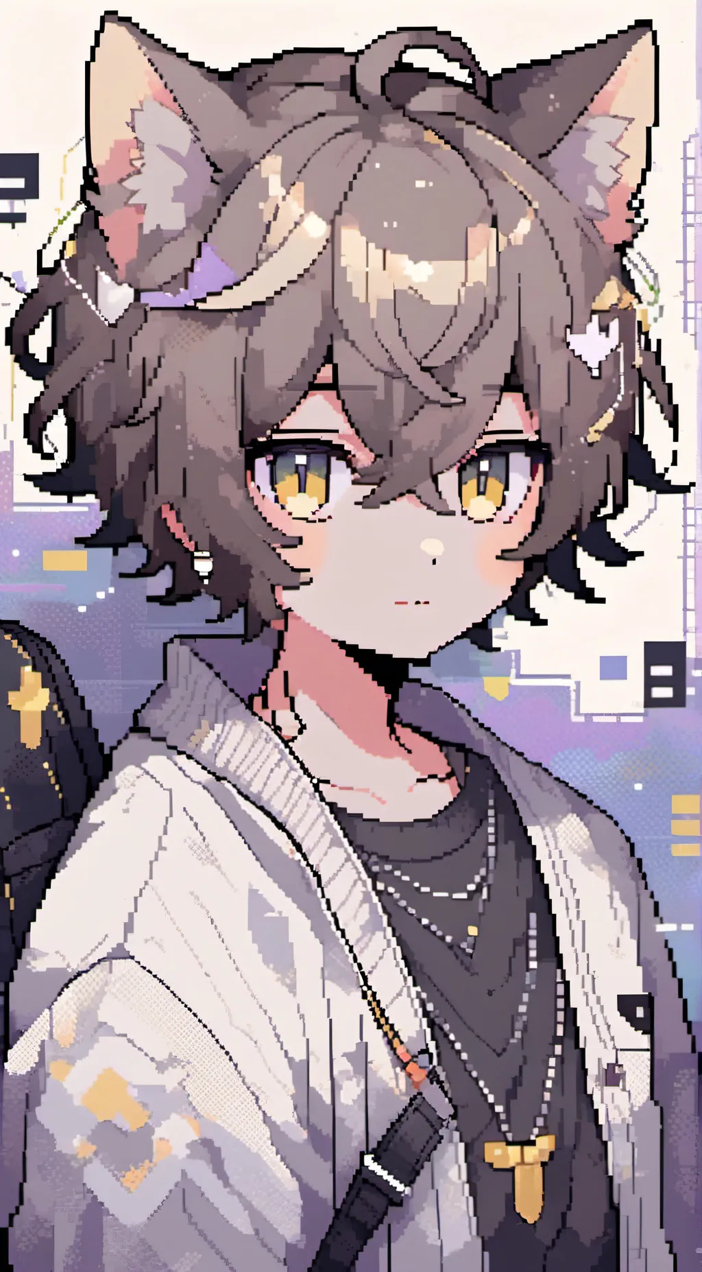 ai character: my kitty leo irl background