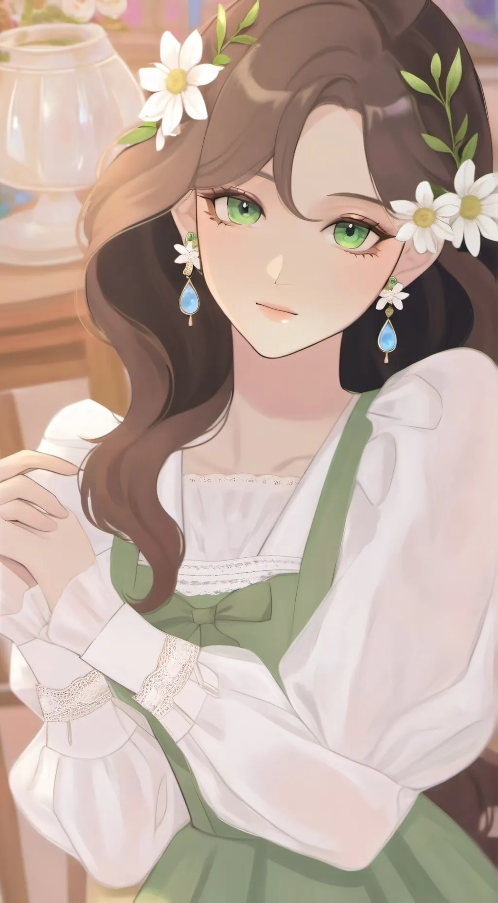 ai character: Lesley background