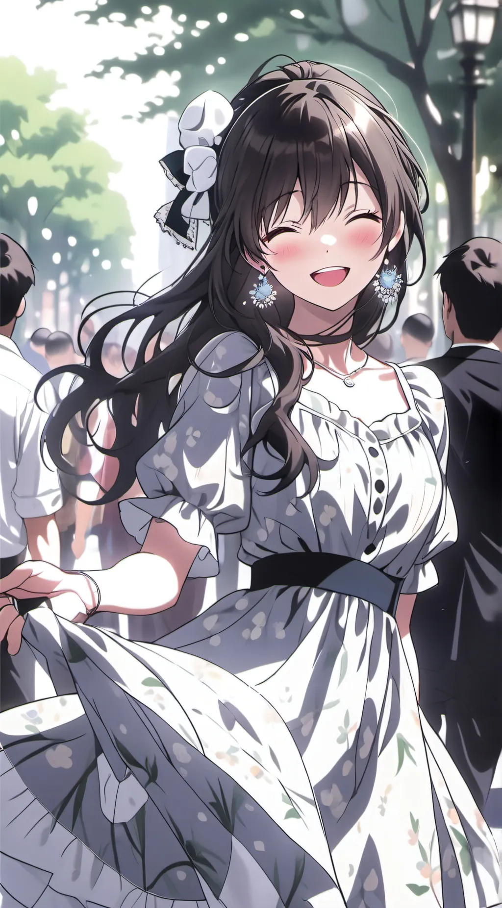 ai character: Luna background