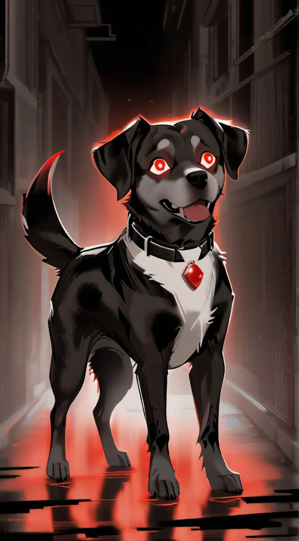 ai character: Mega form baker background