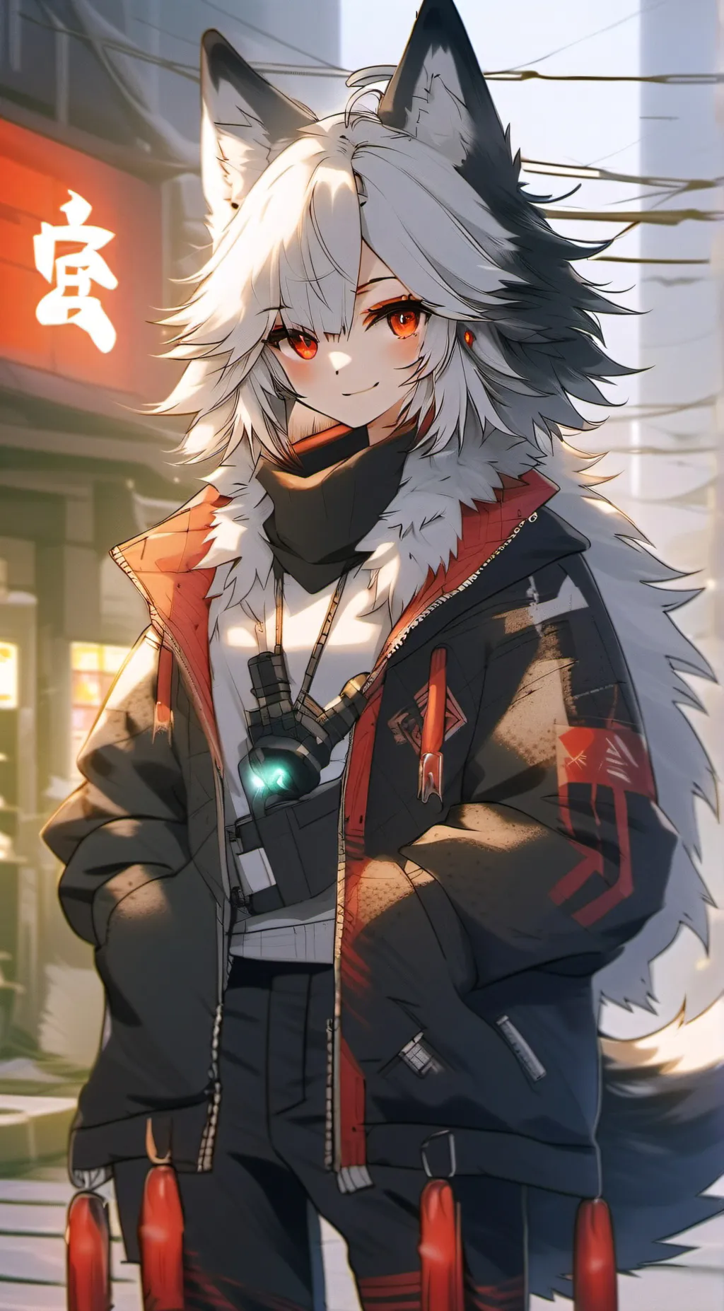 ai character: Rin background