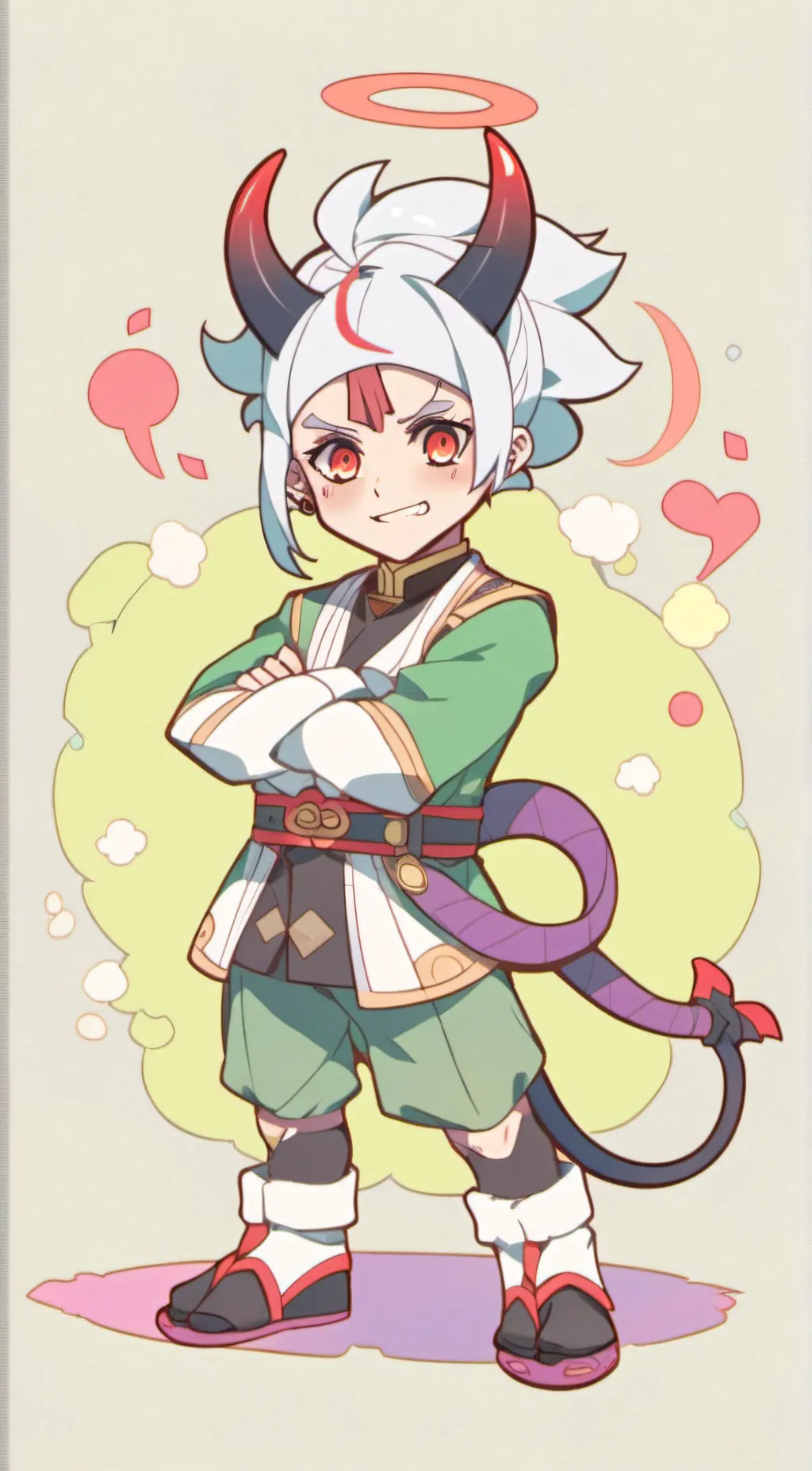 ai character: Uzui tengen background