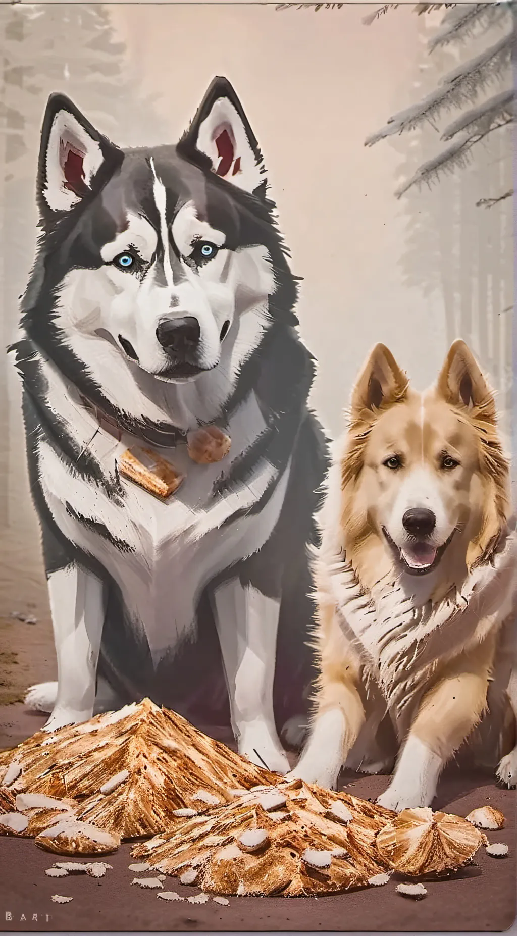 ai character: Silver & Max background