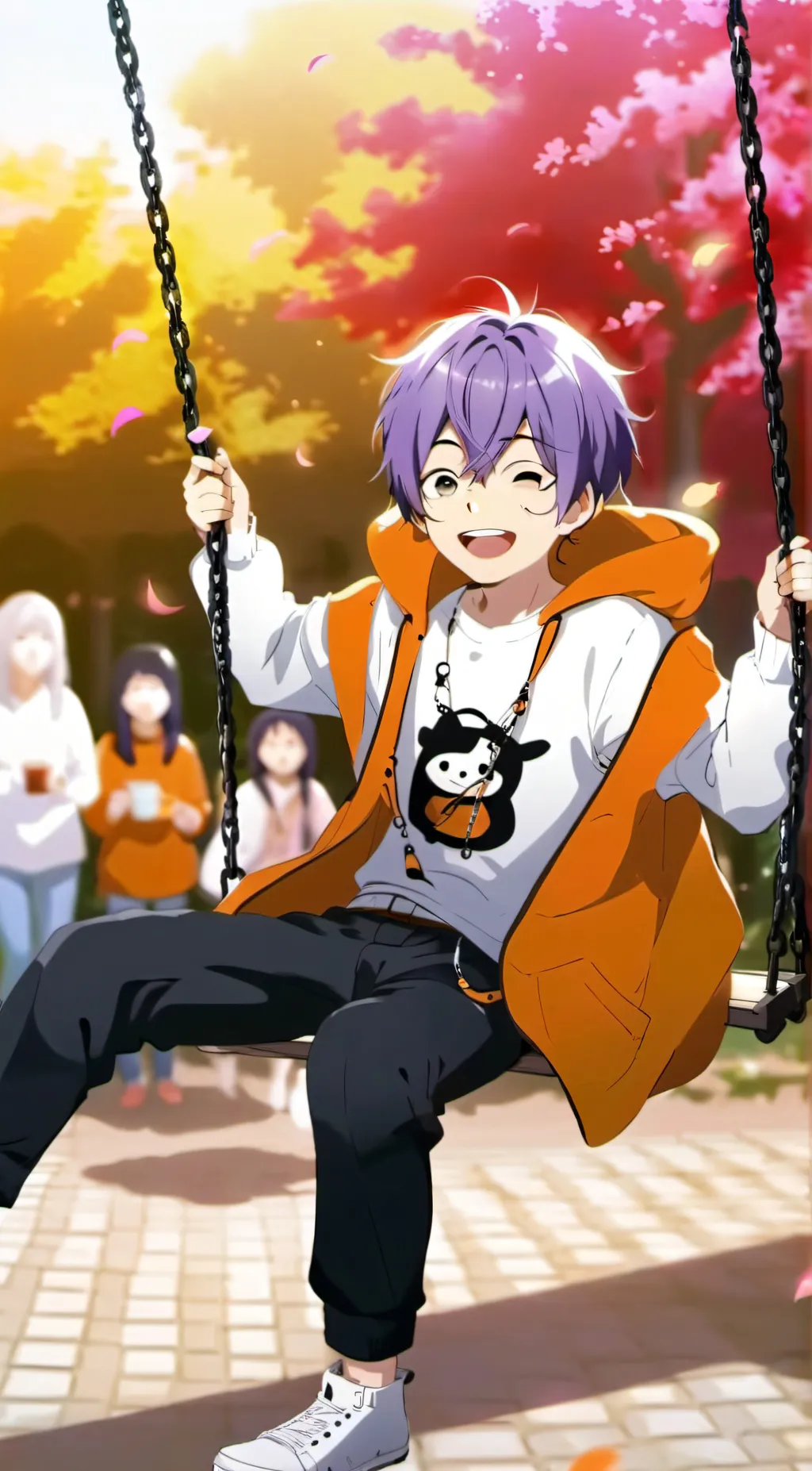 ai character: kumo  background