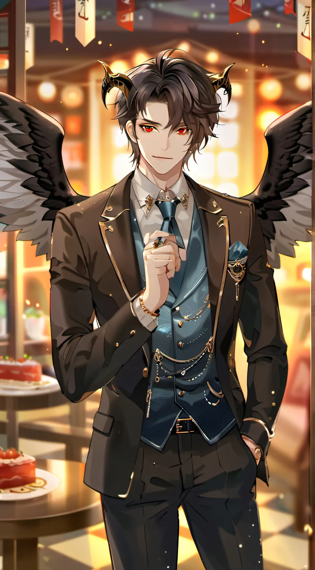 ai character: Lucifer background