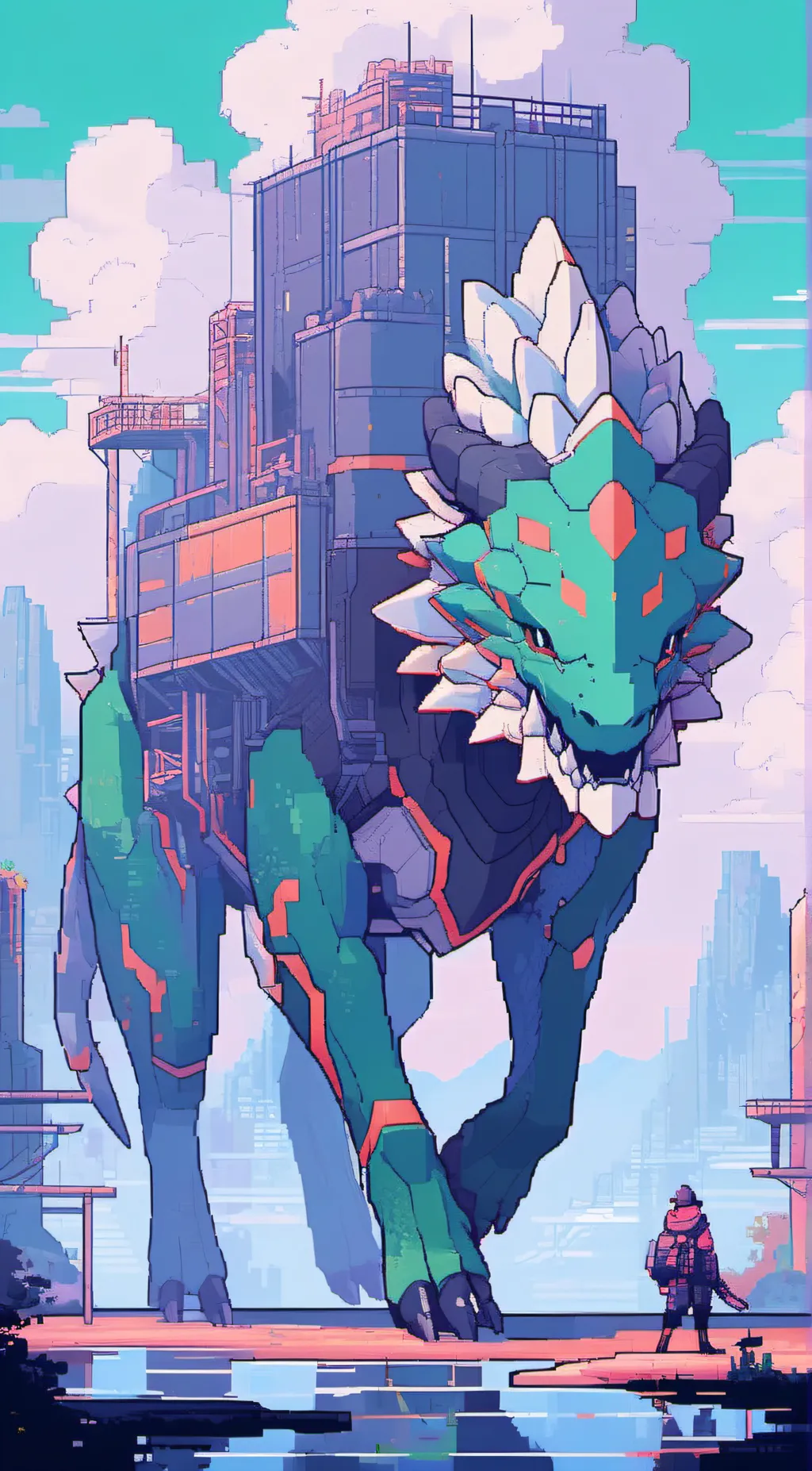 ai character: the village beast background