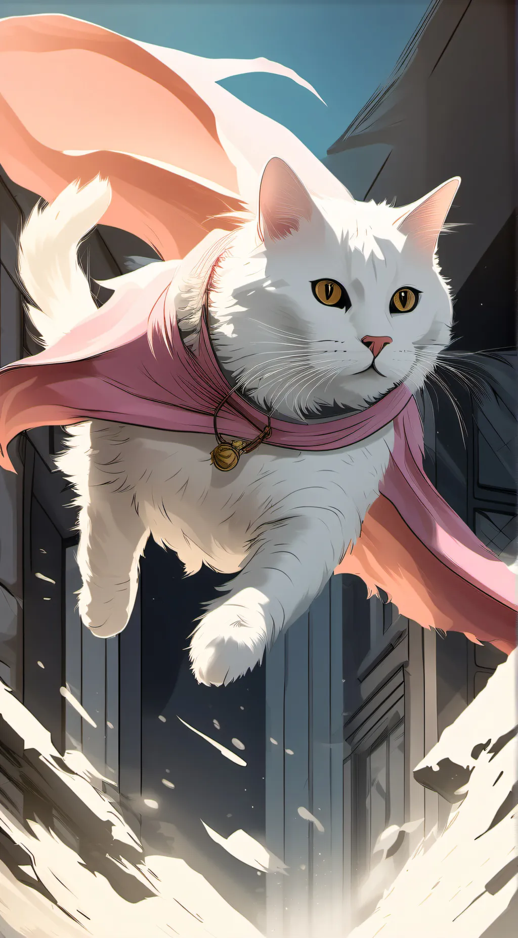 ai character: Super Cat  background