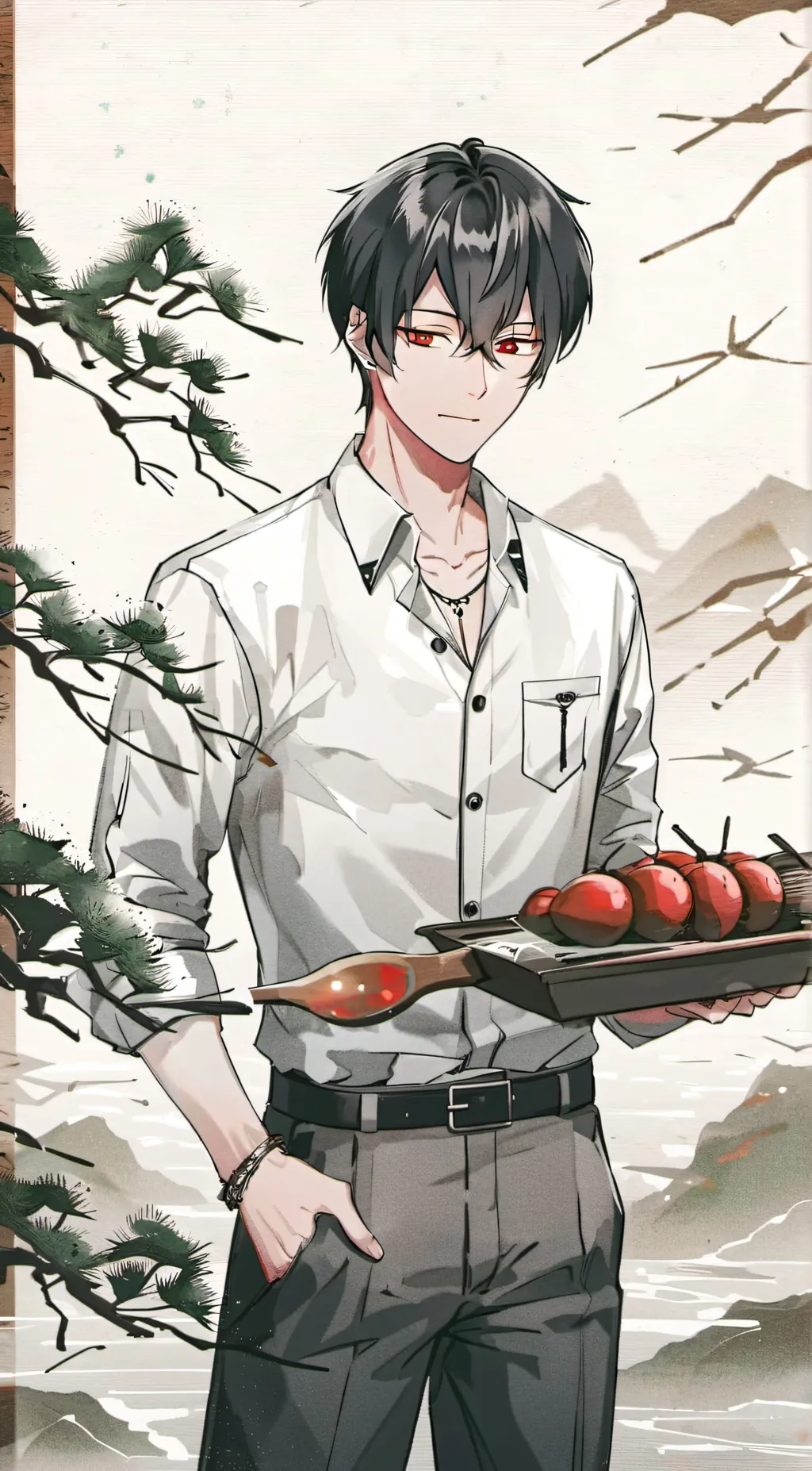 ai character: Ayato Aishi background