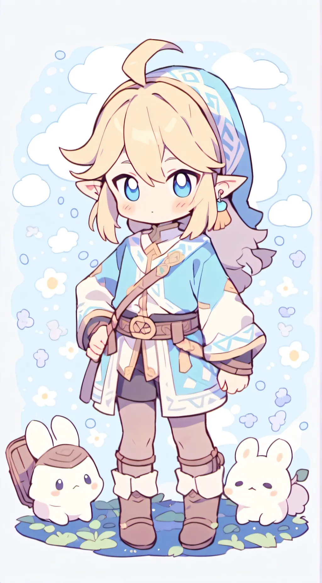 ai character: young Link background