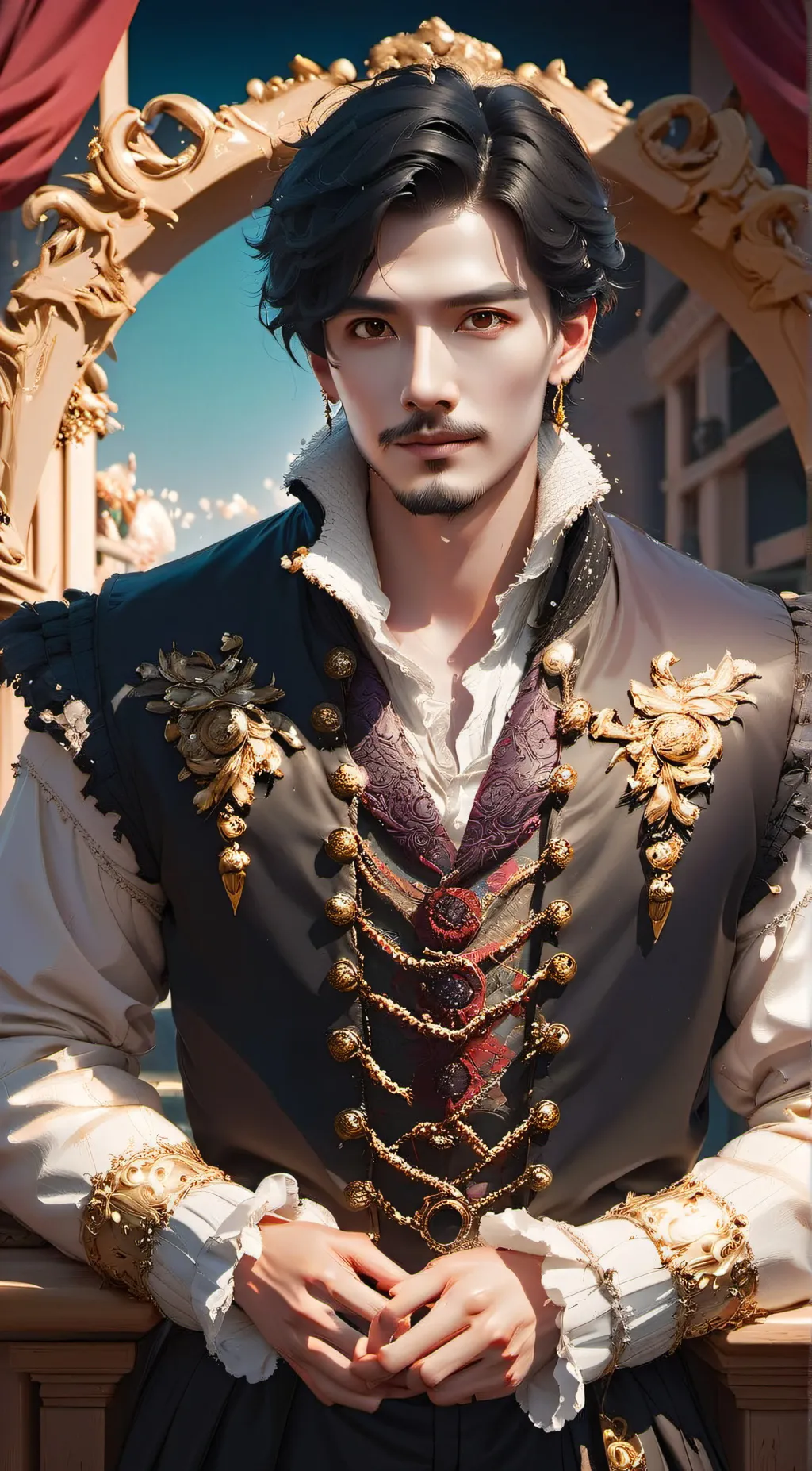 ai character: Raphael background