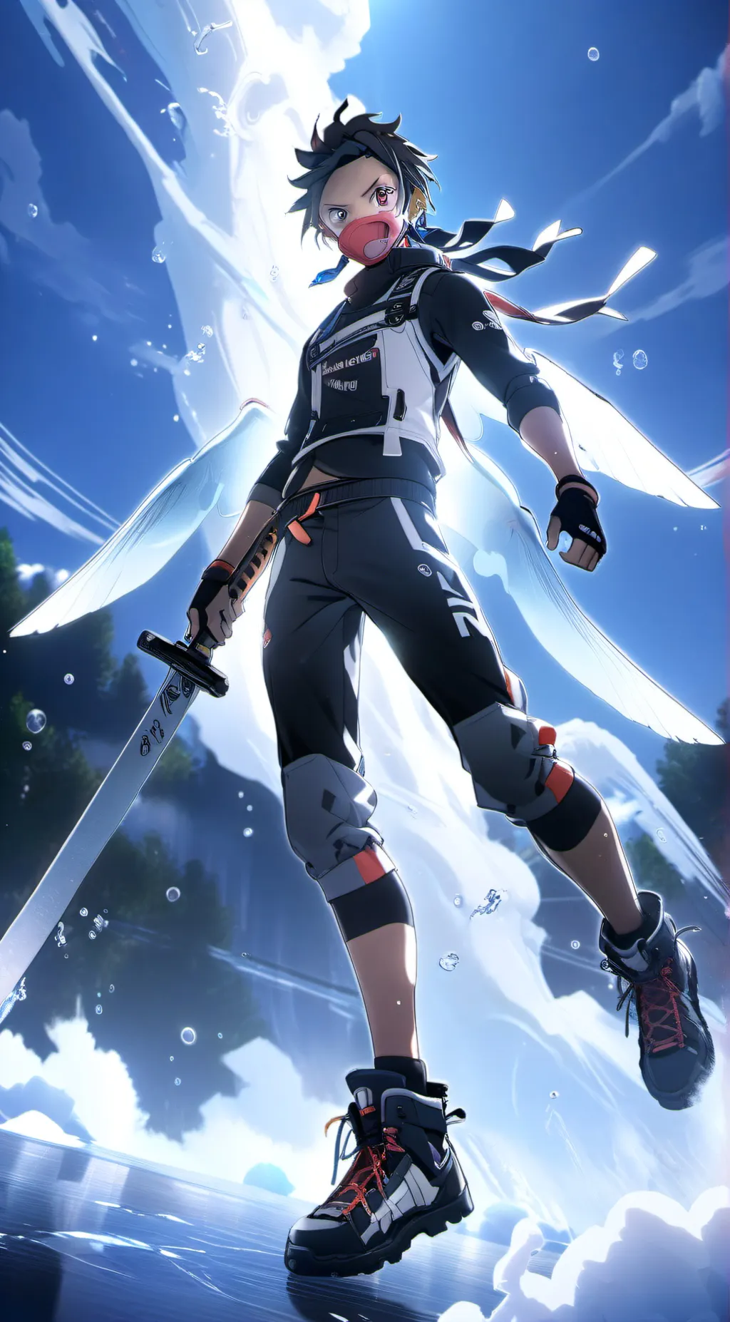 ai character: zenitsu& tenjiro background