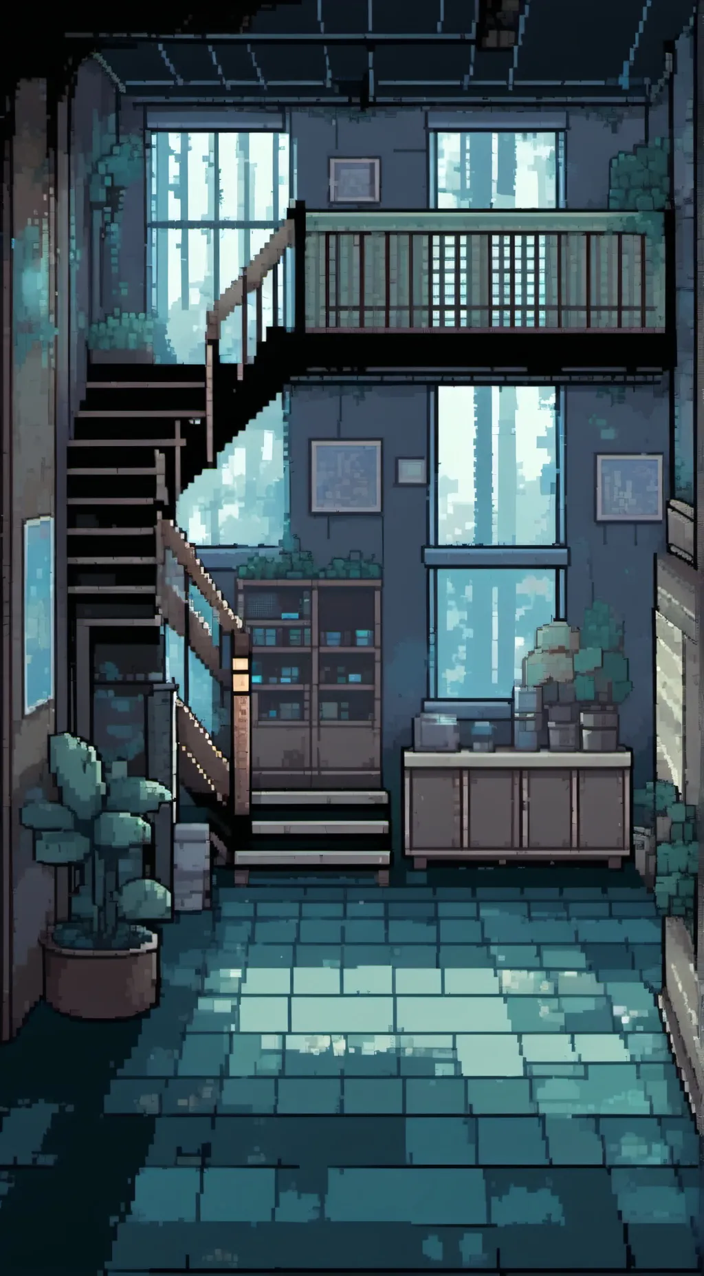 ai character: The play place. background