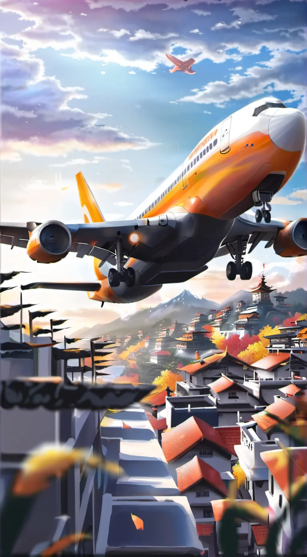 ai character: Boeing 747 background
